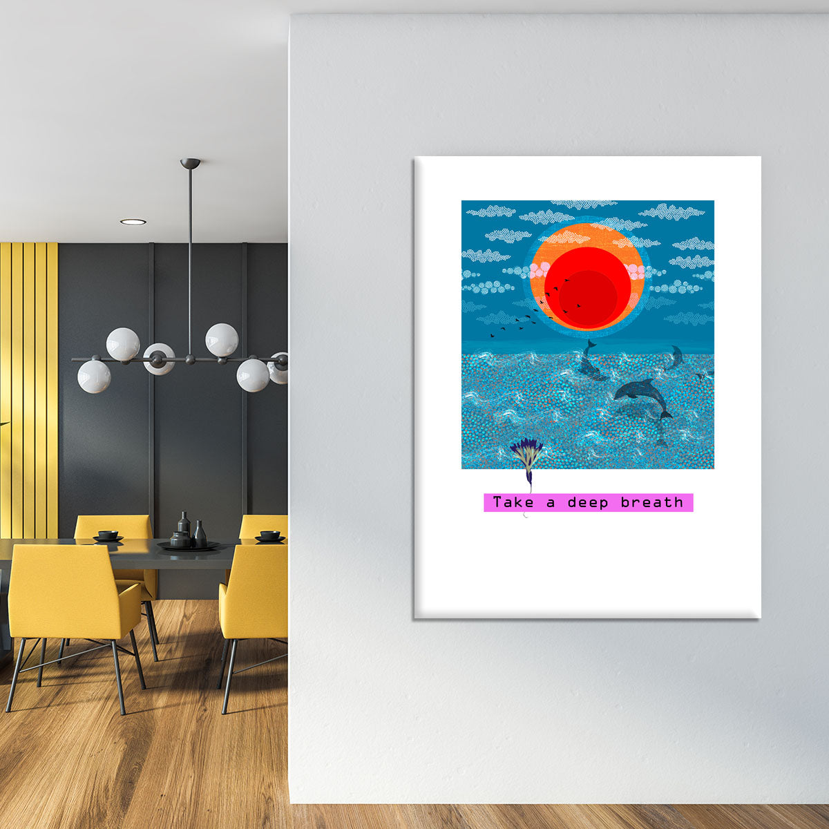 Take a deep breath Canvas Print or Poster - 1x - 4