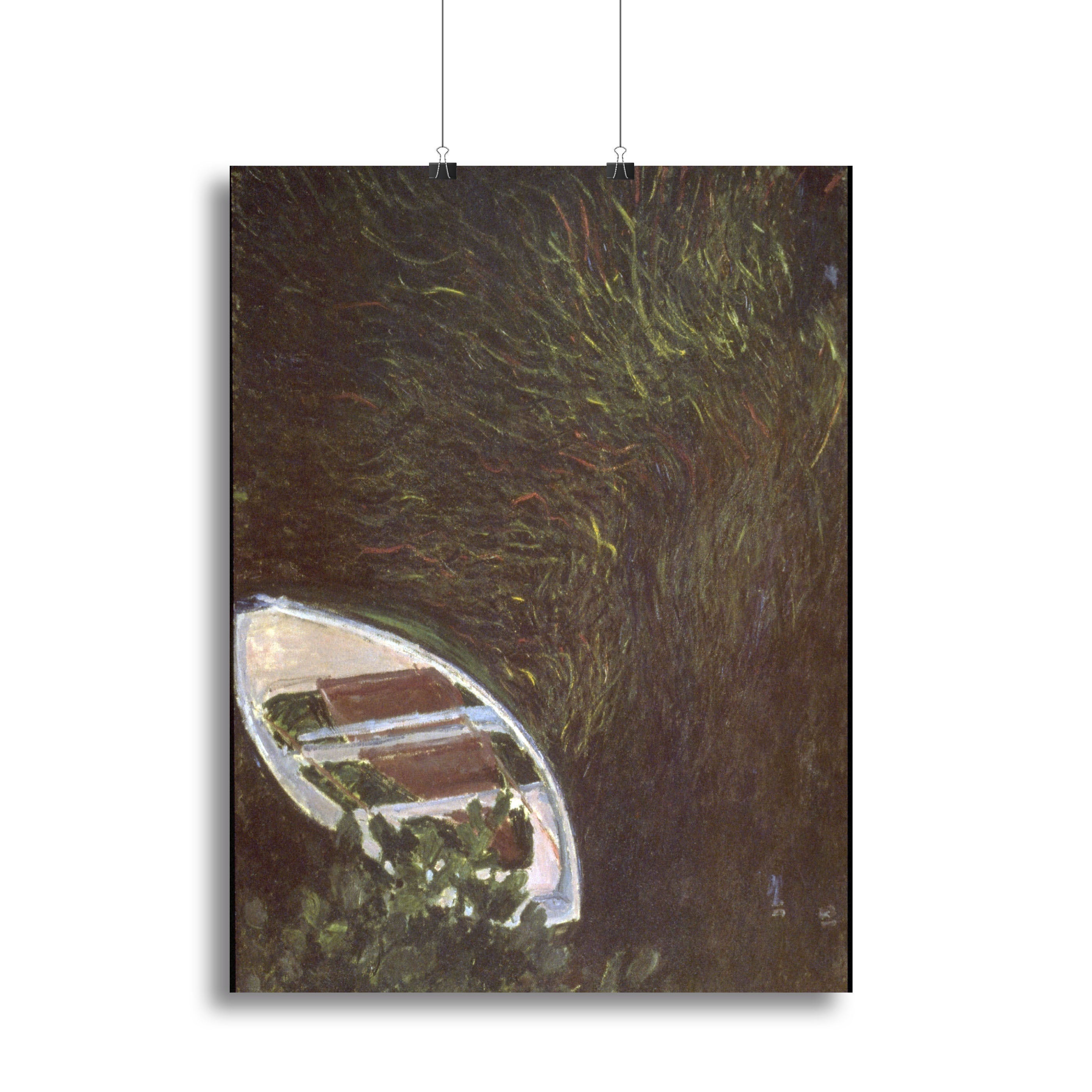 The Boat by Monet Poster - Unframed