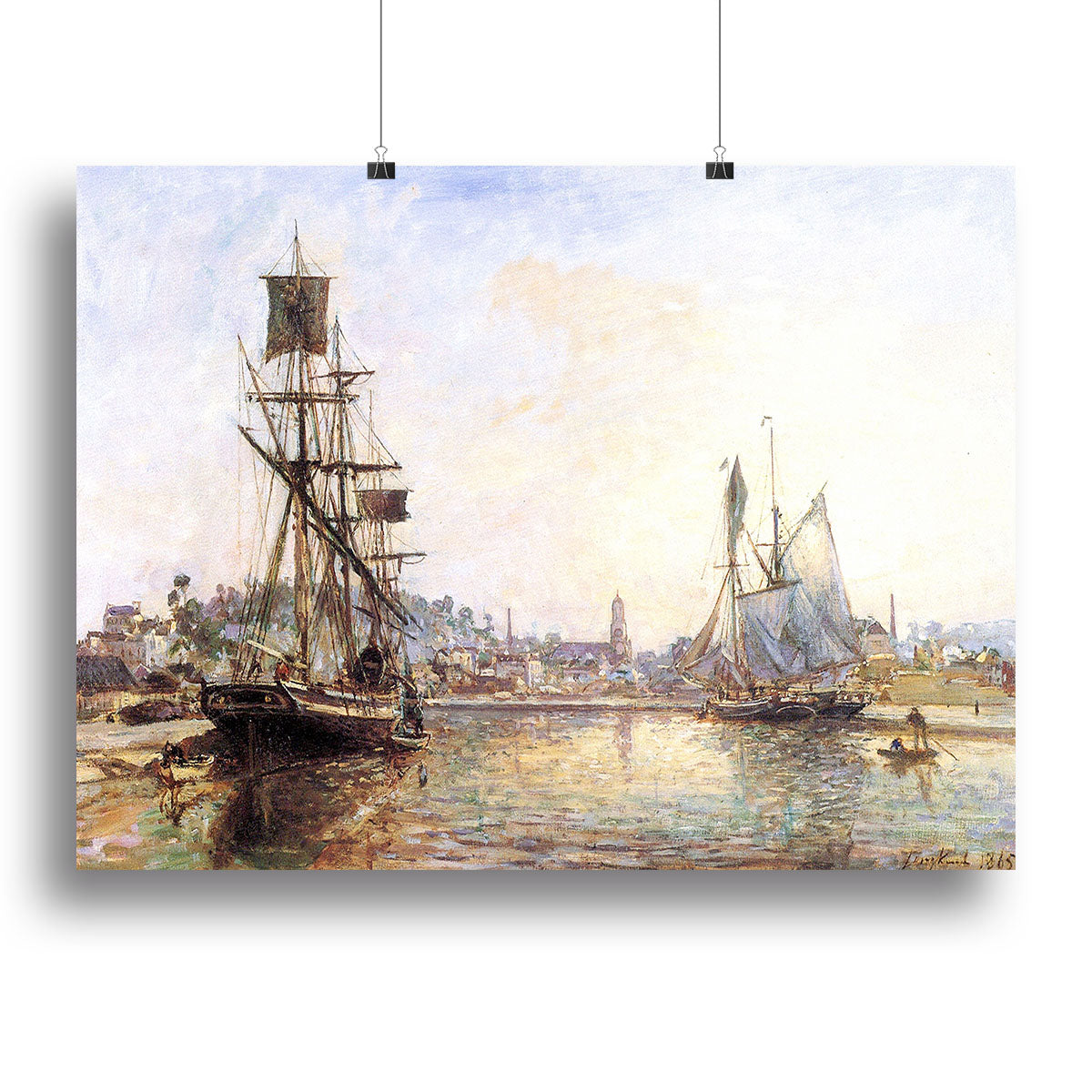 The Honfleur Port 2 by Monet Poster - Unframed