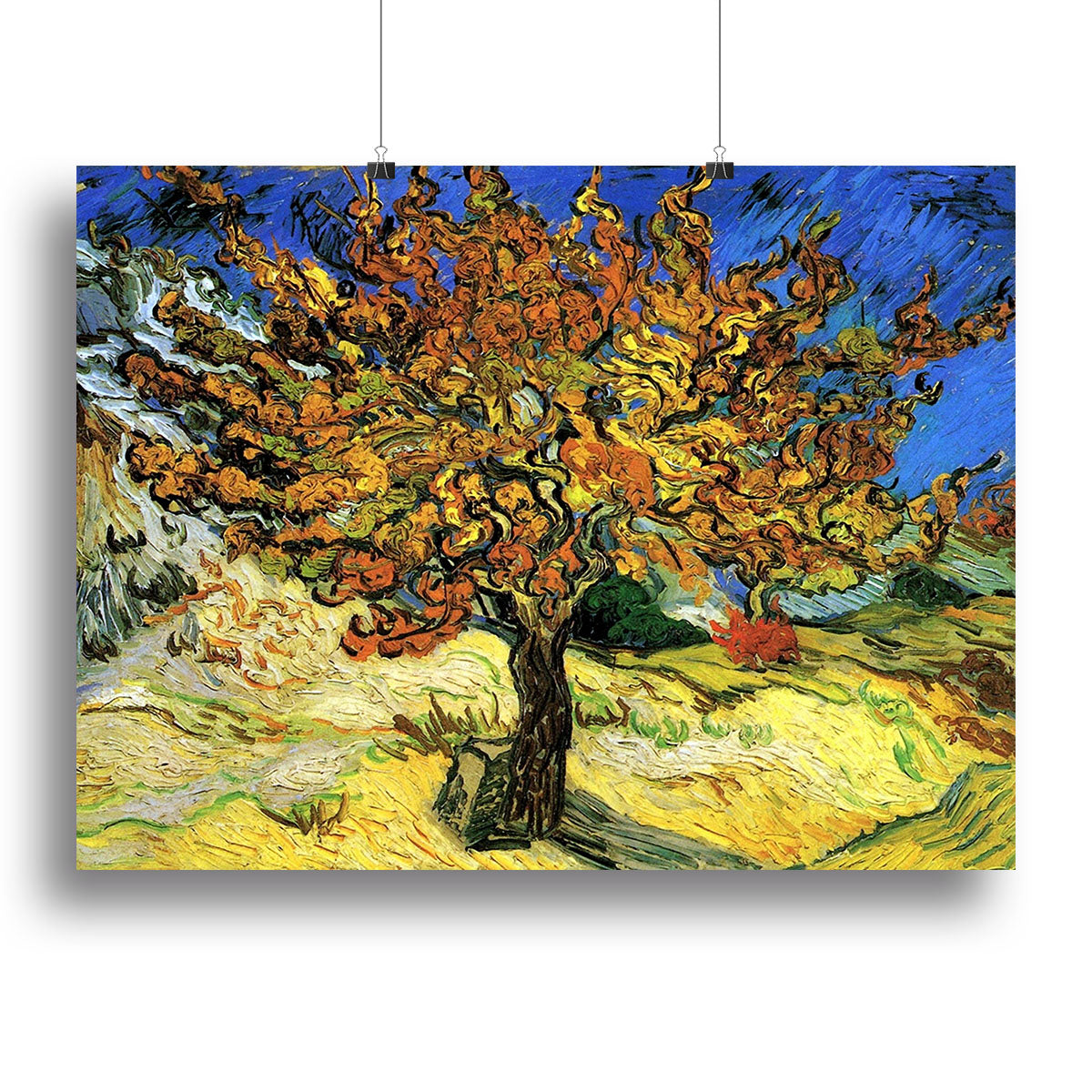 The Mulberry Tree by Van Gogh Poster - Unframed