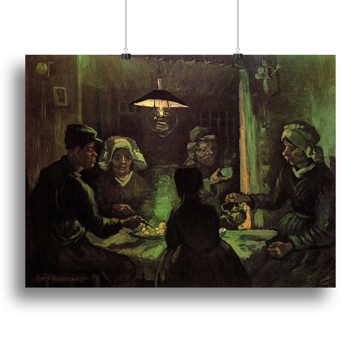 The Potato Eaters by Van Gogh Poster - Unframed