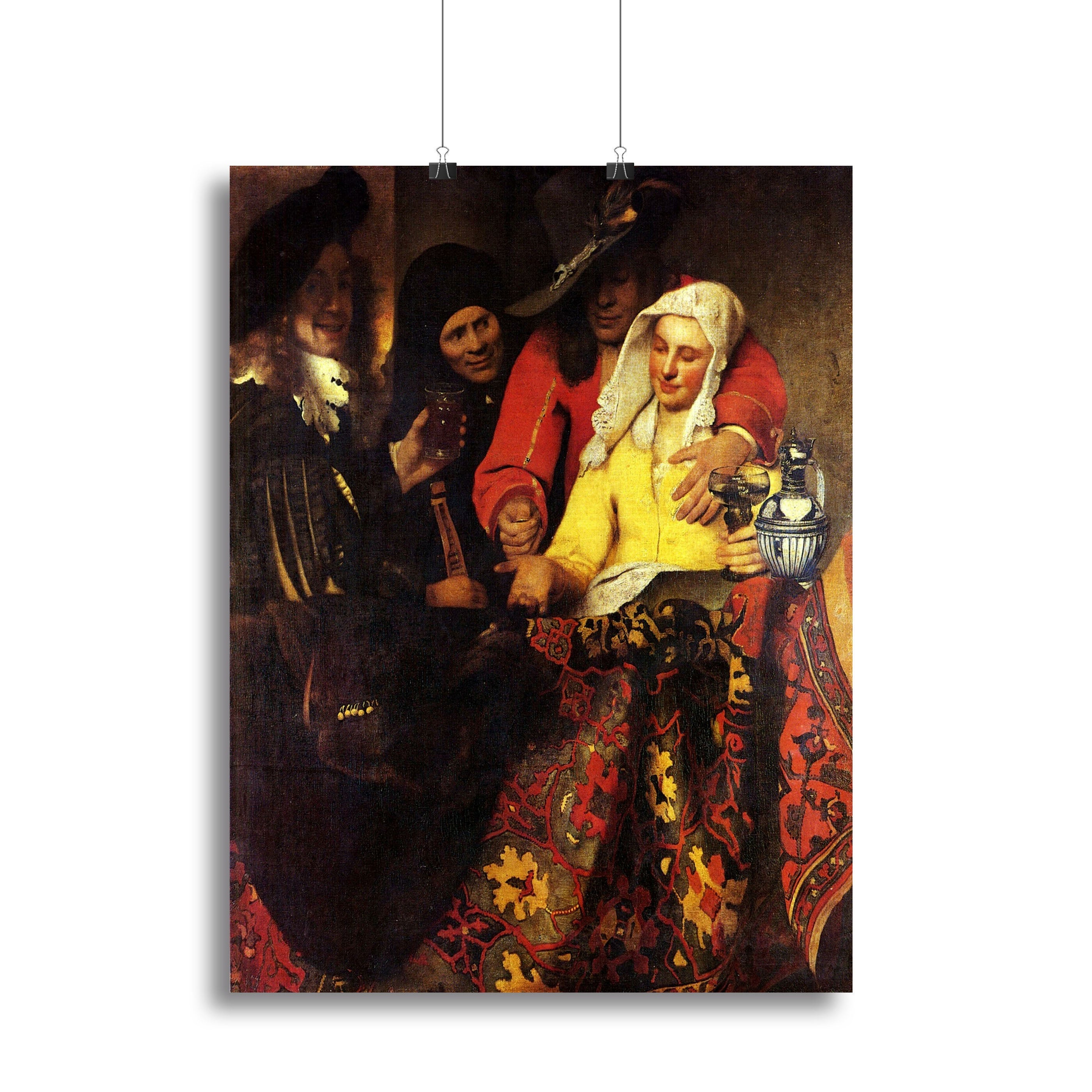 The Procuress by Vermeer Poster - Unframed