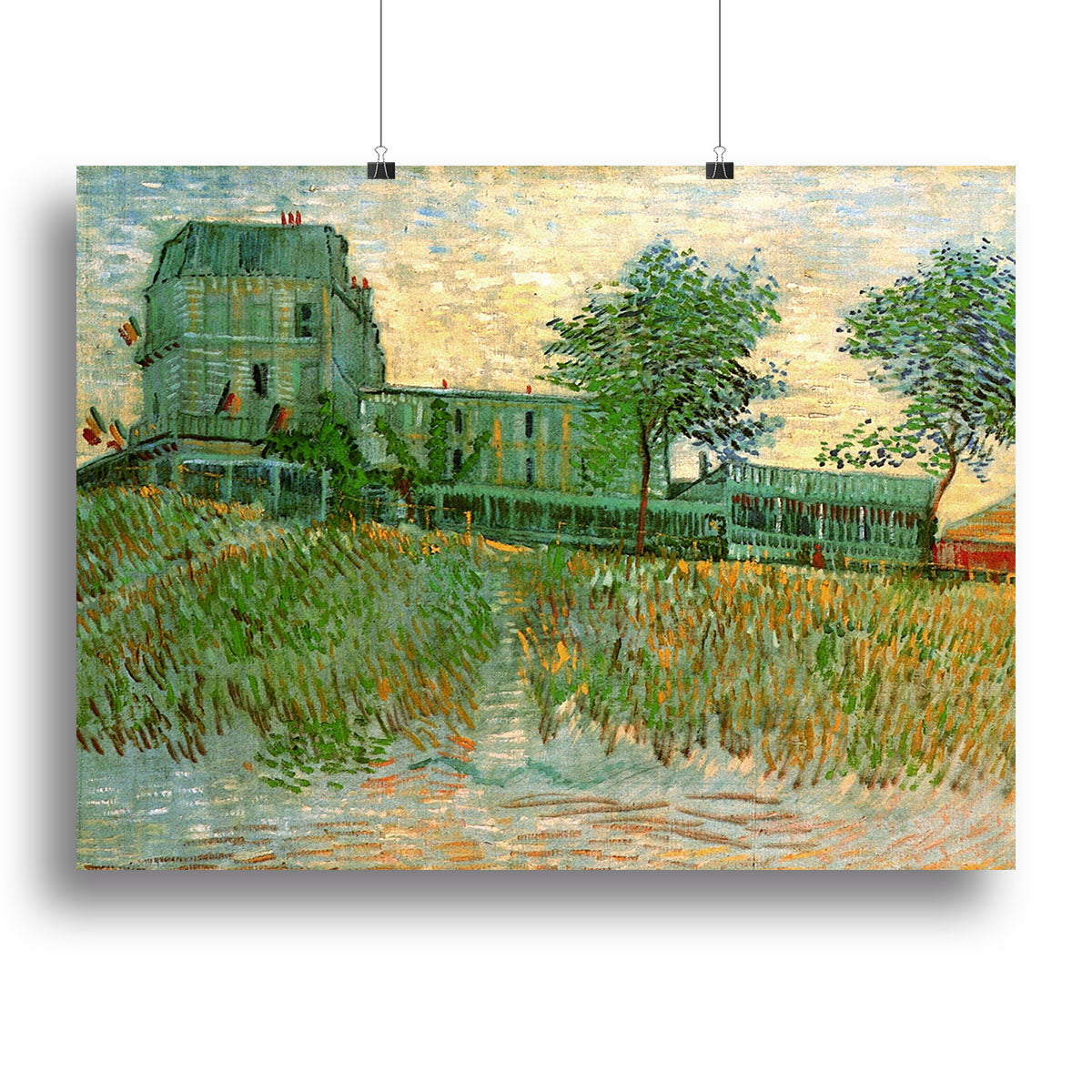 The Restaurant de la Sirene at Asnieres by Van Gogh Poster - Unframed