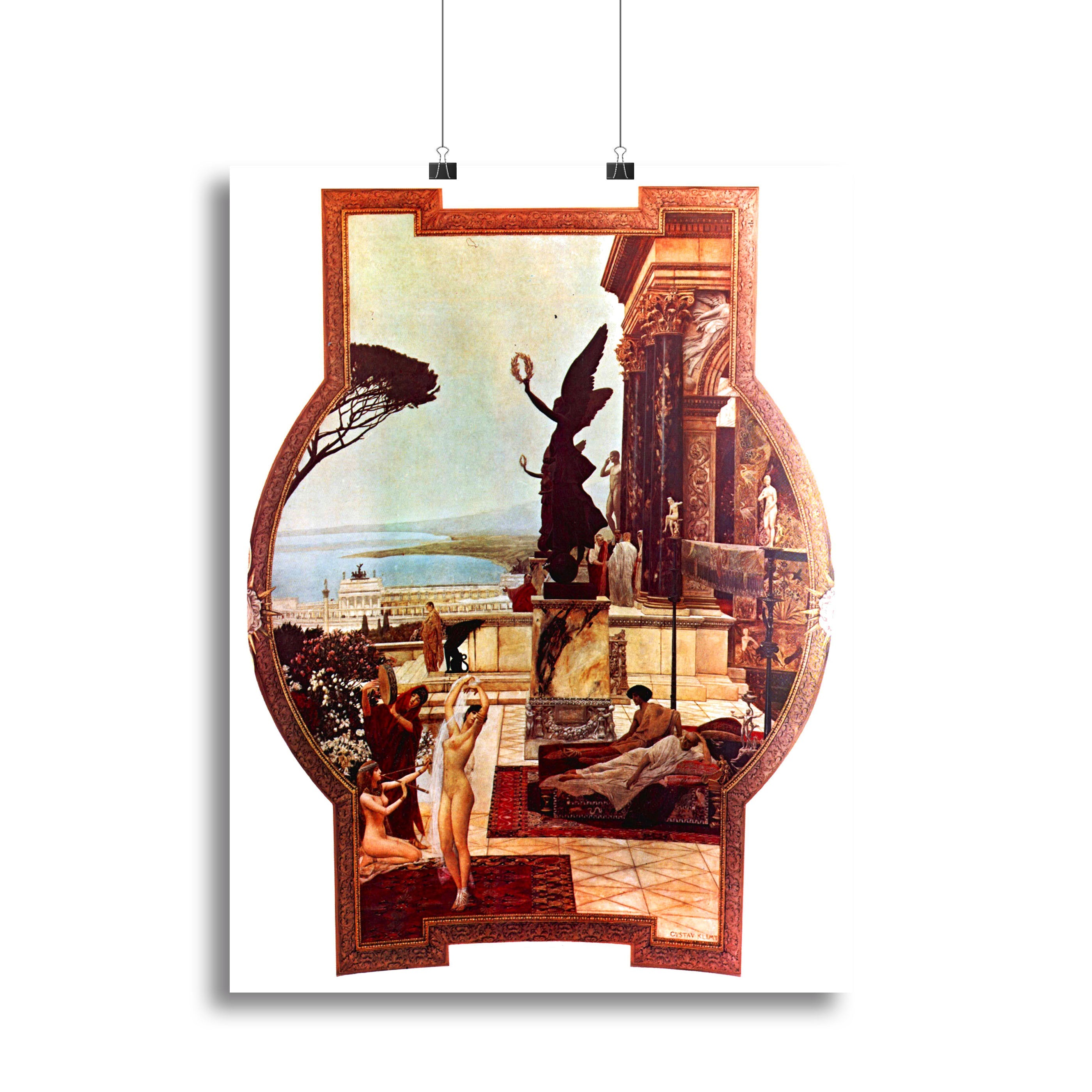 The Theatre of Taormina by Klimt Poster - Unframed