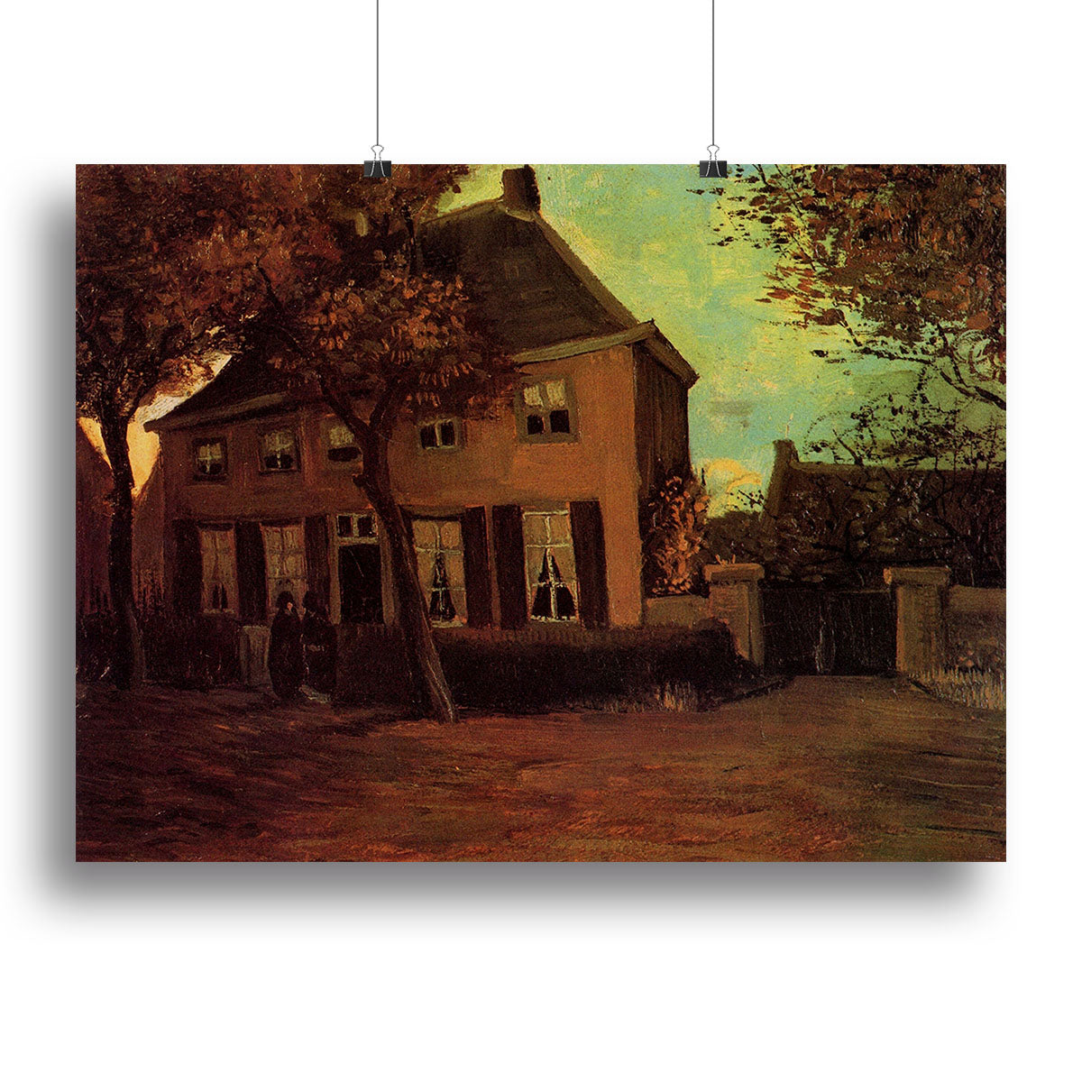 The Vicarage at Nuenen by Van Gogh Poster - Unframed