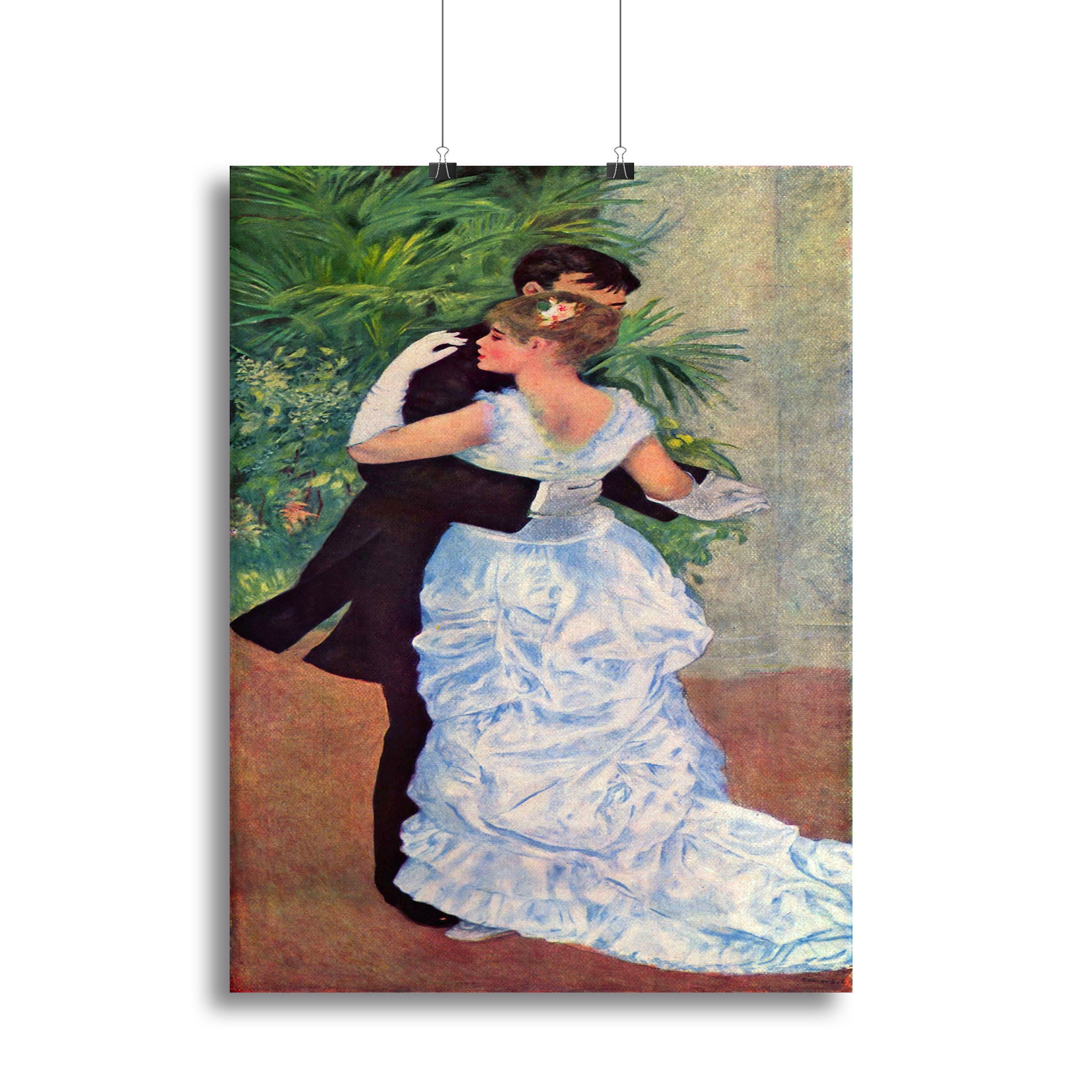 The dance in the city by Renoir Poster - Unframed