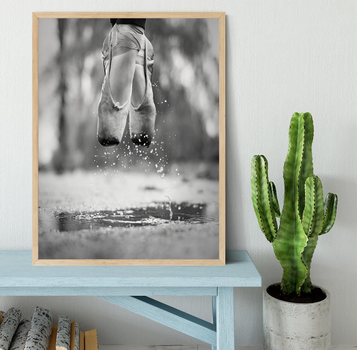 The day we went jumping in puddles Framed Print - 1x - 4