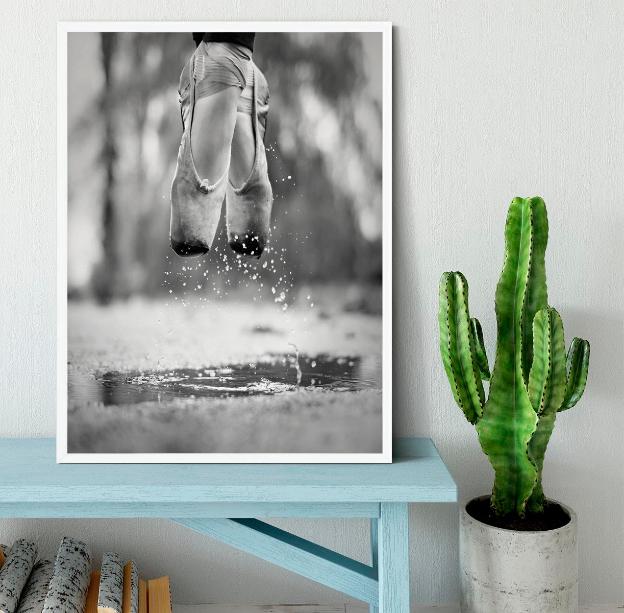 The day we went jumping in puddles Framed Print - 1x -6