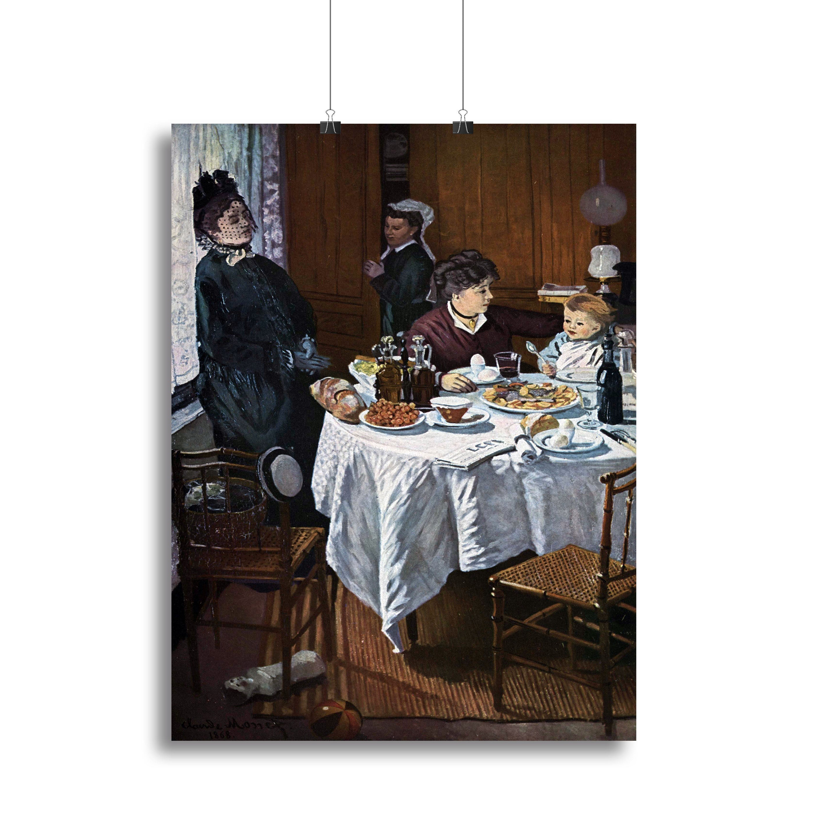 The lunch 1 by Monet Poster - Unframed