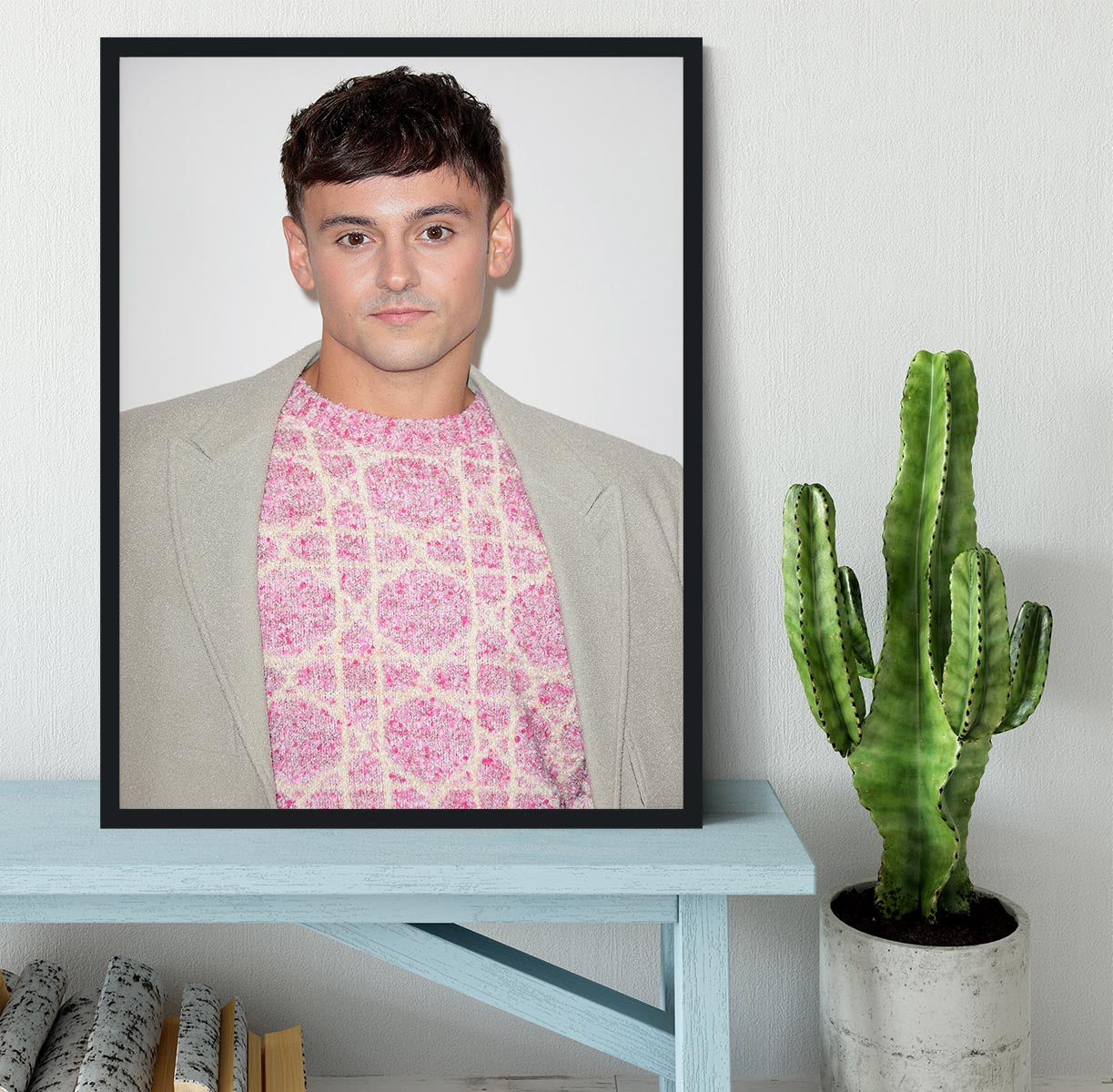 Tom Daley at GQ Men of the Year awards Framed Print - Canvas Art Rocks - 2