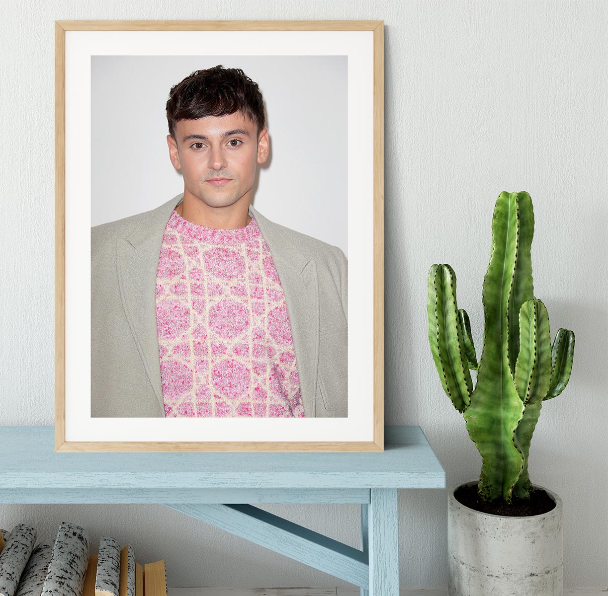 Tom Daley at GQ Men of the Year awards Framed Print - Canvas Art Rocks - 3