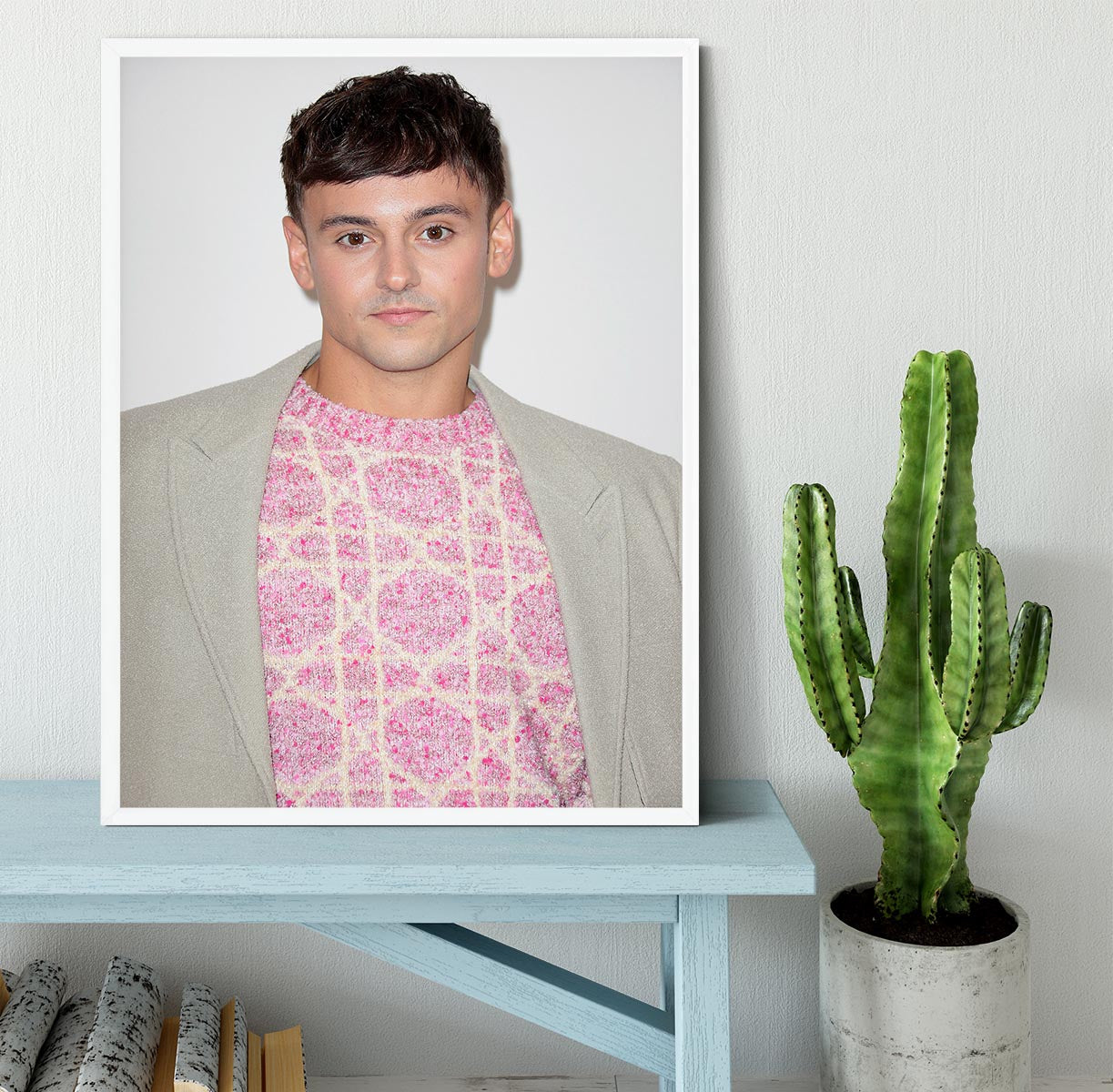 Tom Daley at GQ Men of the Year awards Framed Print - Canvas Art Rocks -6