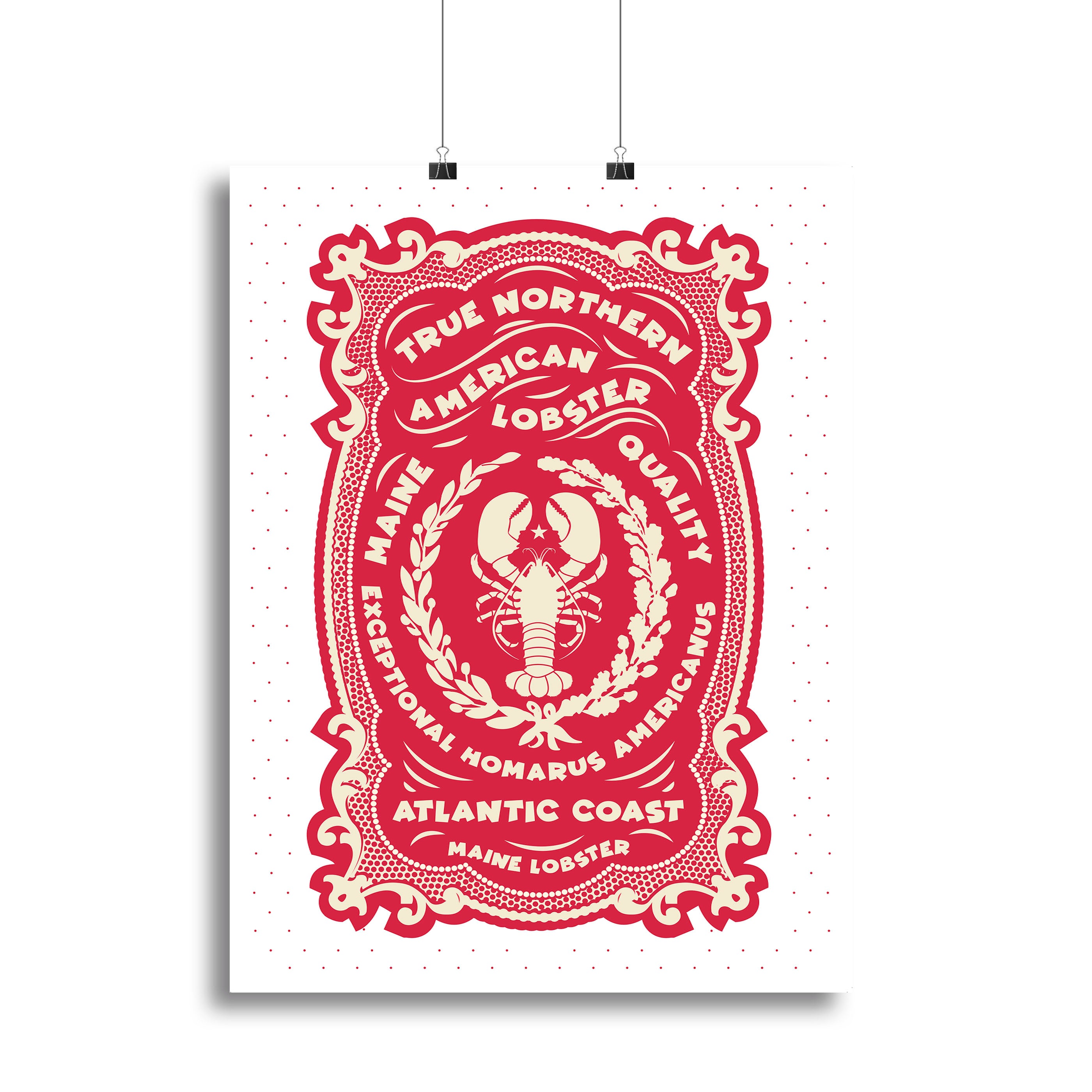 True Northern Red Lobster Canvas Print or Poster - Canvas Art Rocks - 2