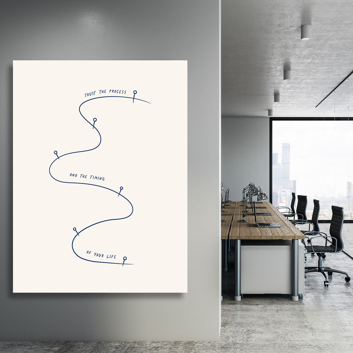 Trust The Process Canvas Print or Poster - Canvas Art Rocks - 3