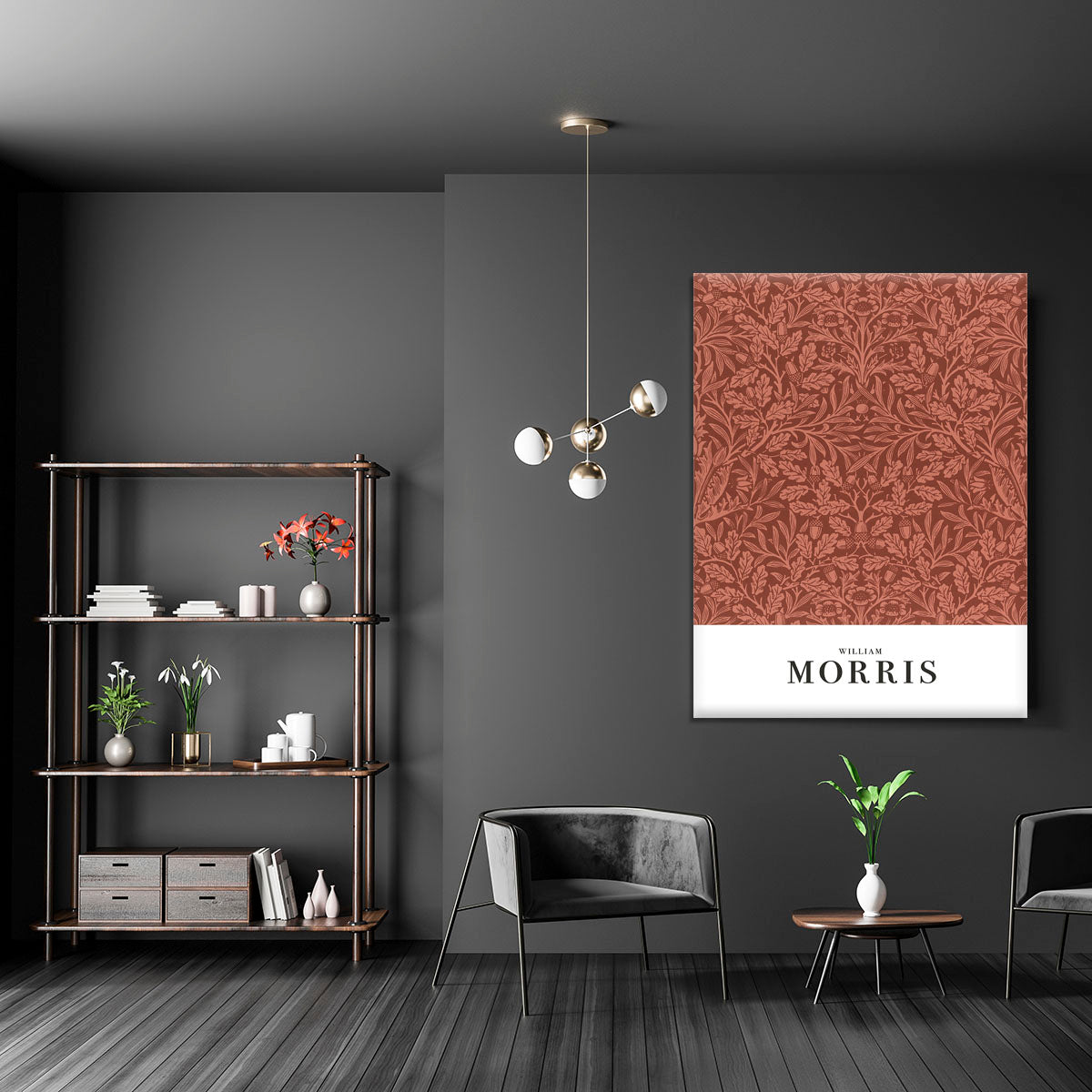 William Morris Acorns and oak leaves Canvas Print or Poster - Canvas Art Rocks - 5