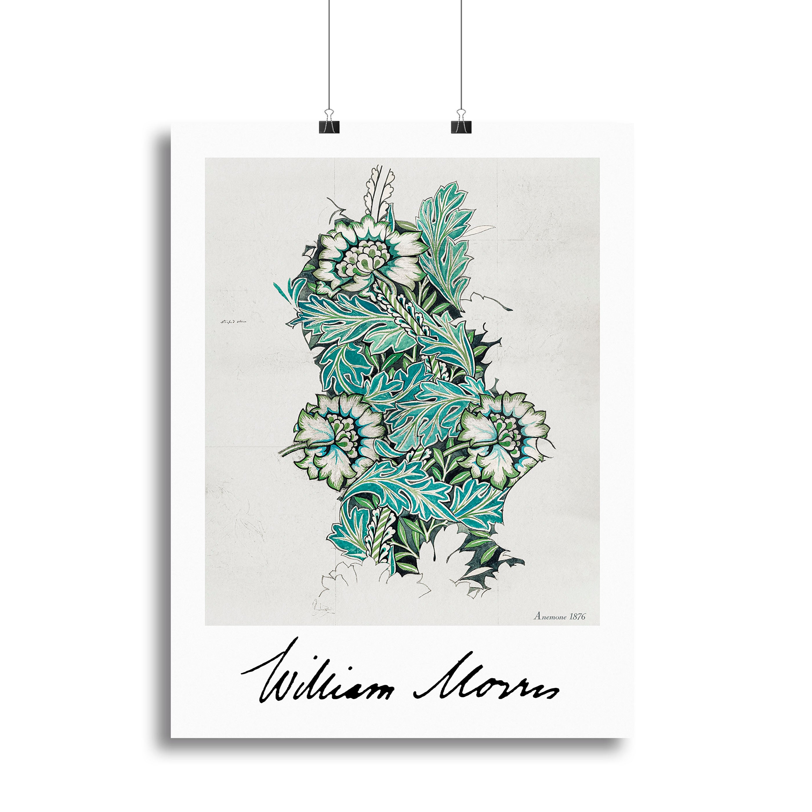 William Morris Anemone Canvas Print or Poster - Canvas Art Rocks - 2