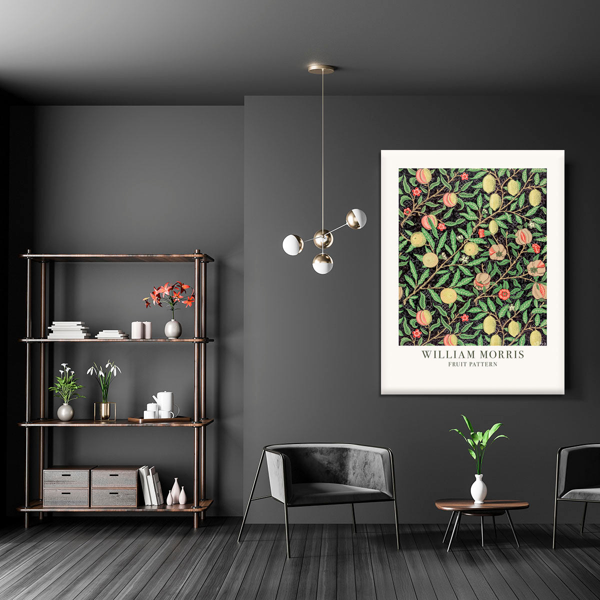 William Morris Fruit Pattern Canvas Print or Poster - Canvas Art Rocks - 5