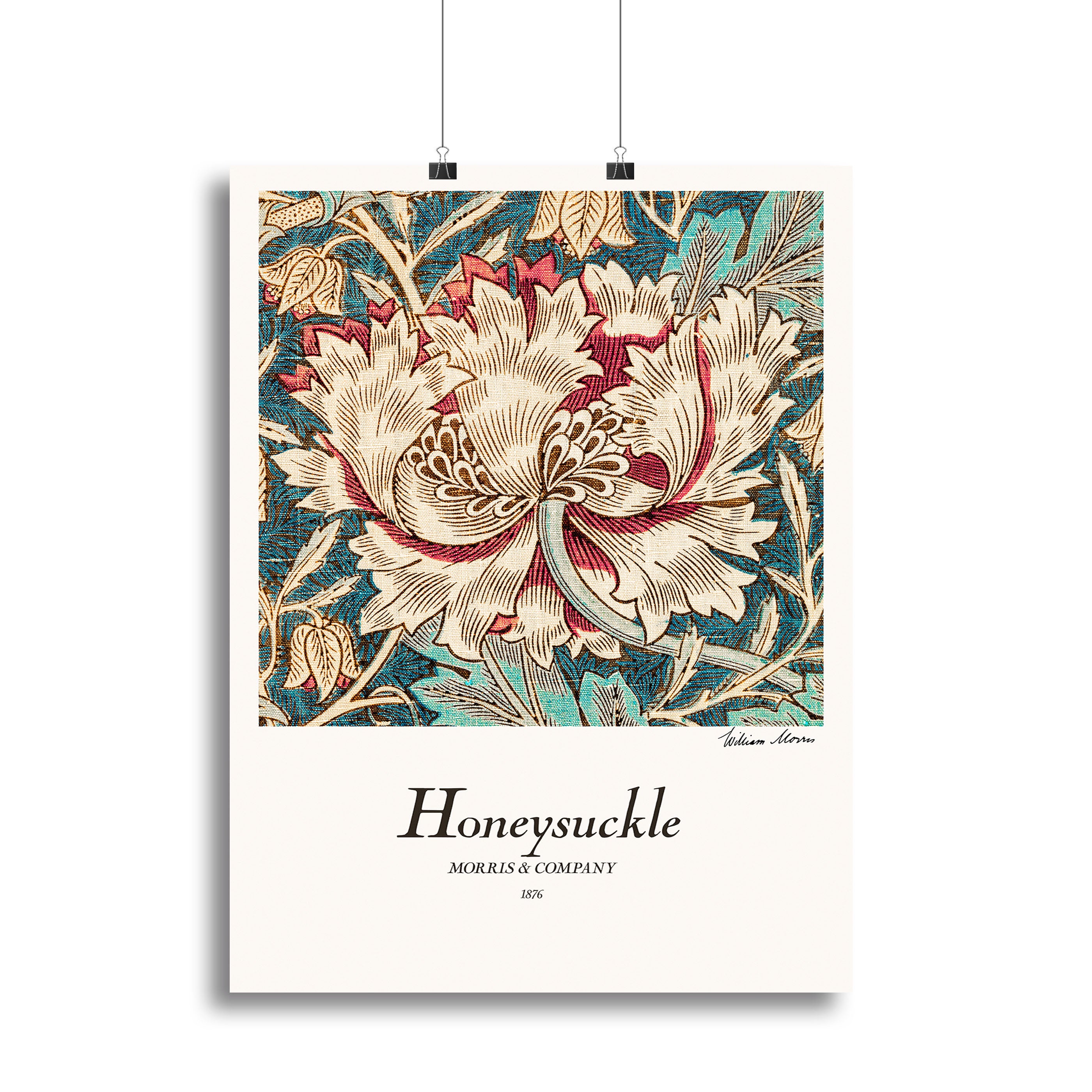 William Morris Honeysuckle Canvas Print or Poster - Canvas Art Rocks - 2