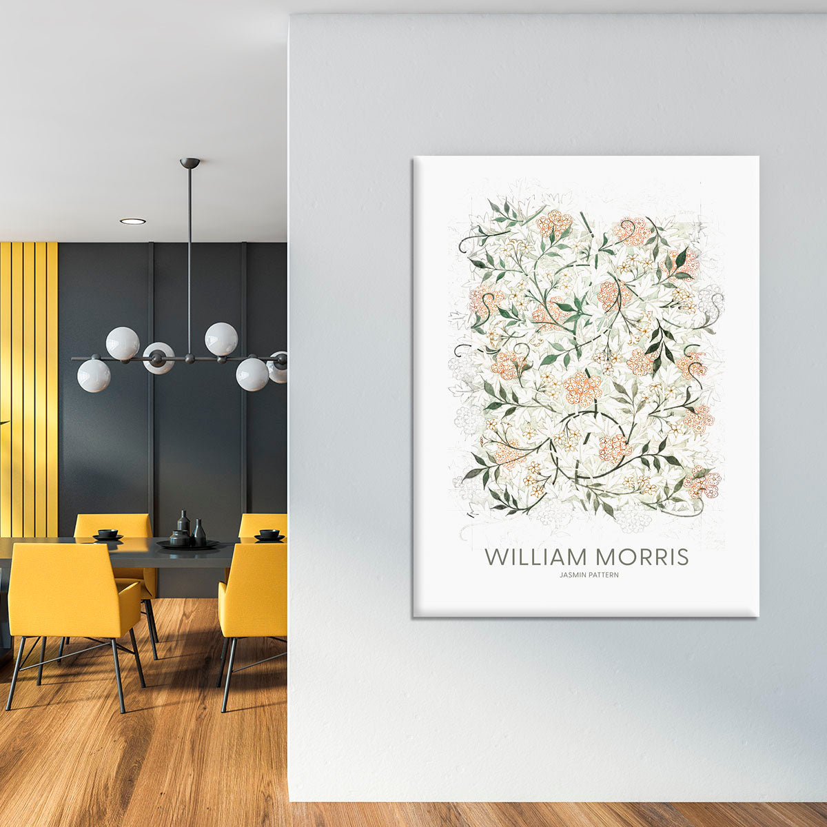 William Morris Jasmine Canvas Print or Poster - Canvas Art Rocks - 4