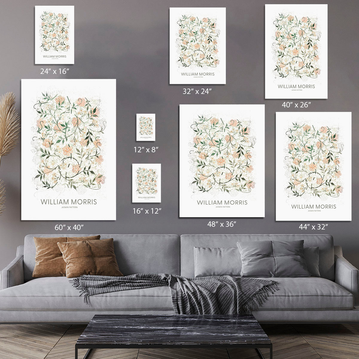 William Morris Jasmine Canvas Print or Poster - Canvas Art Rocks - 7