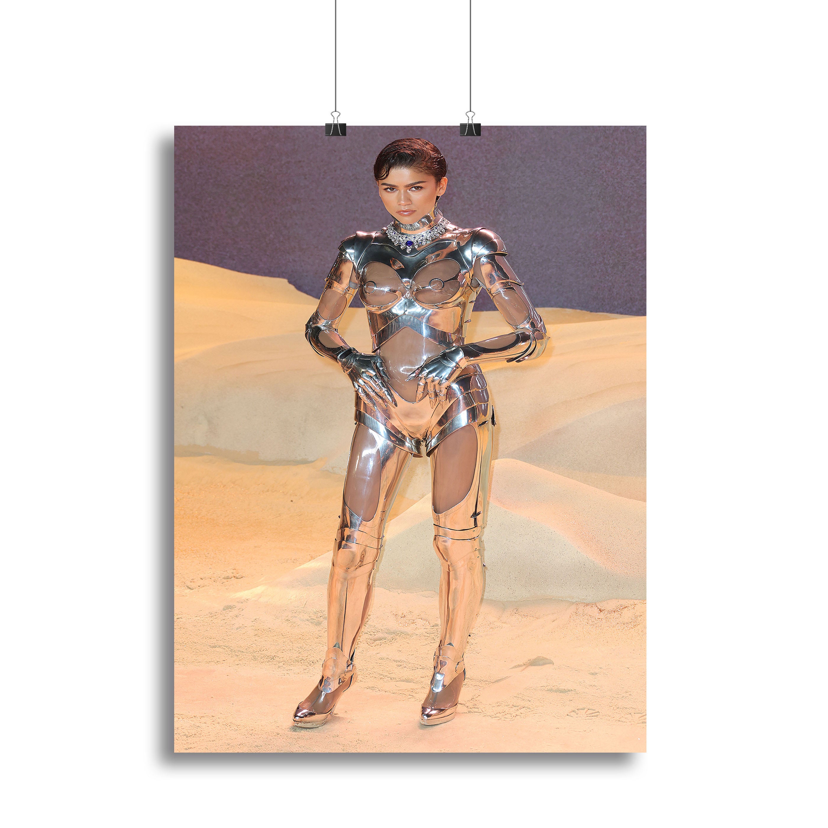 Zendaya at the premiere of Dune part two Canvas Print or Poster - Canvas Art Rocks - 2