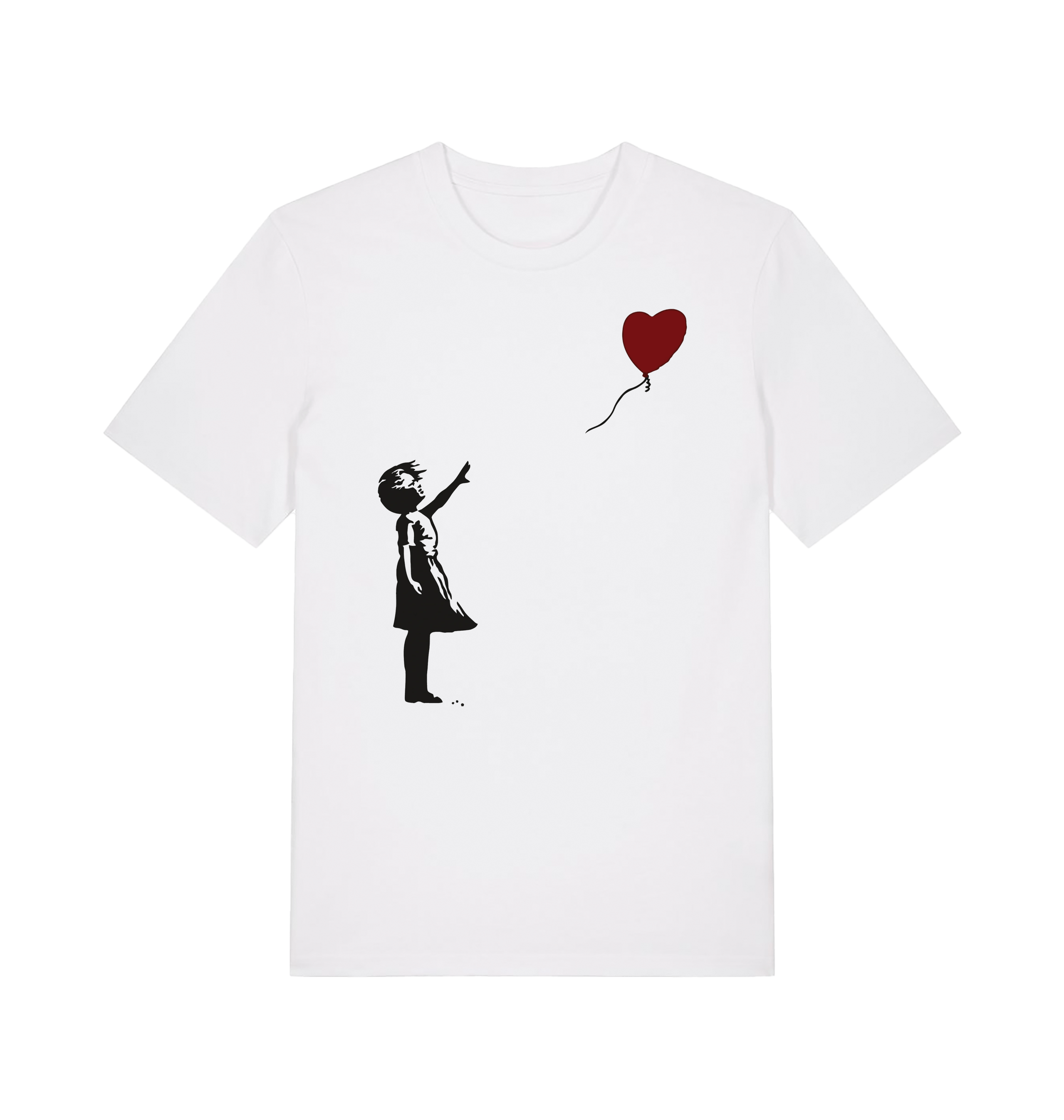 White Printed T-shirt Front