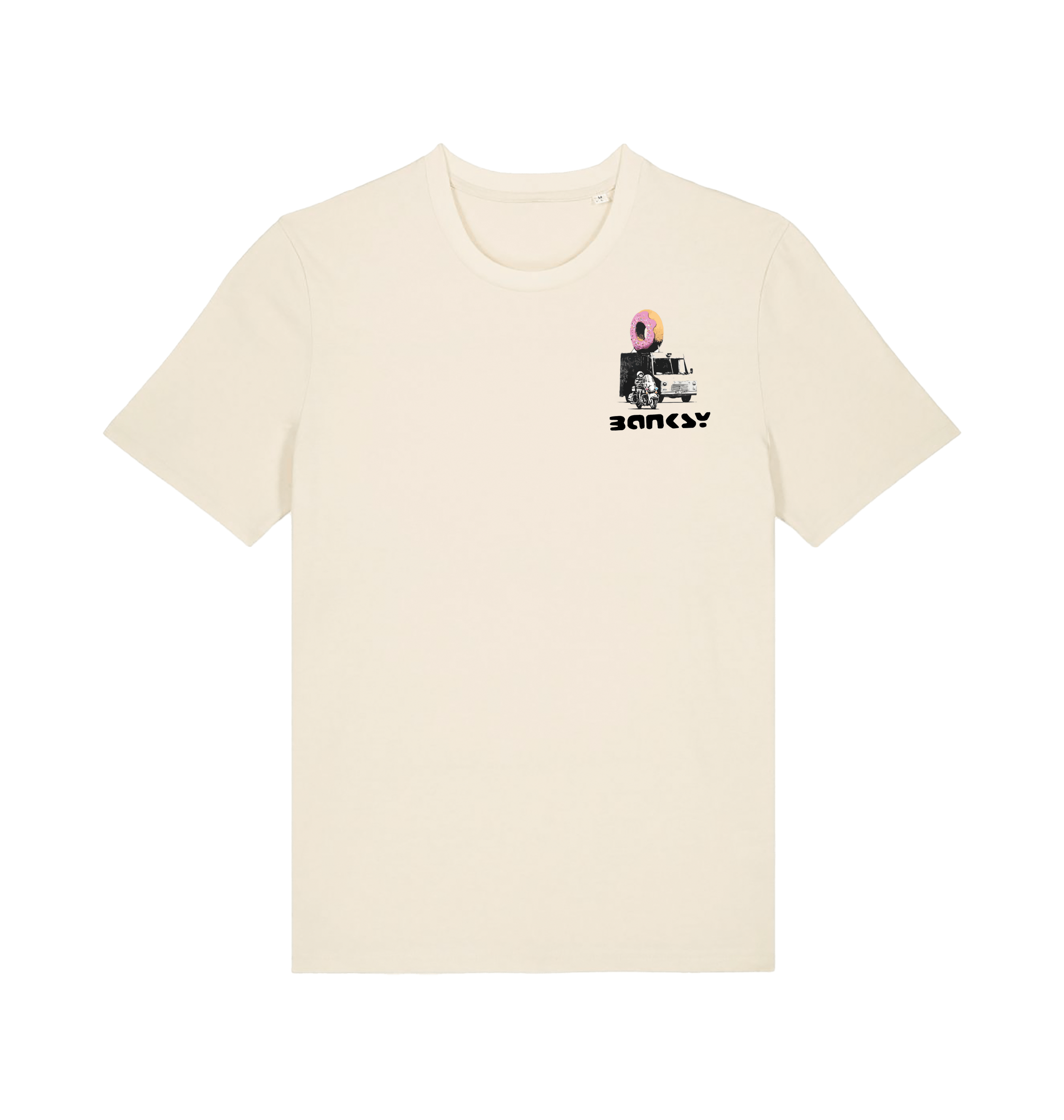Natural Raw Printed T-shirt Front