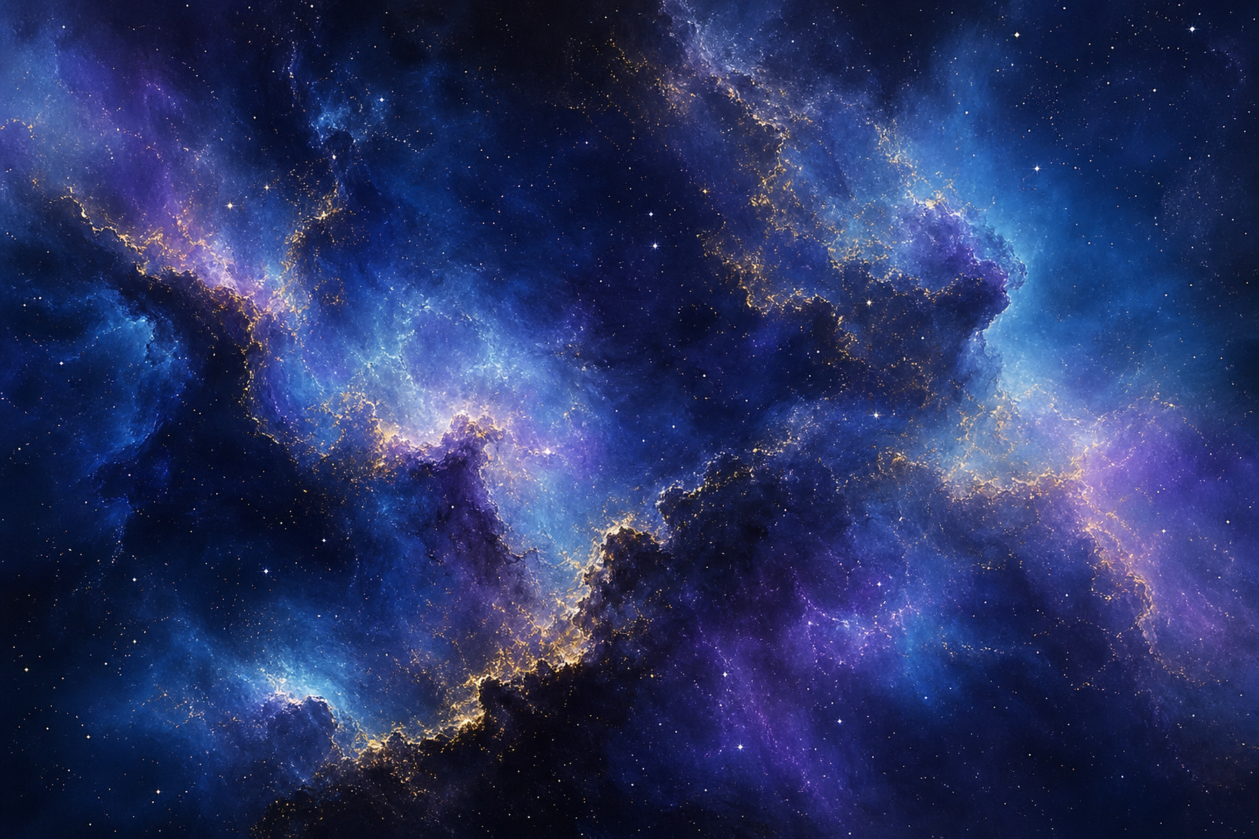 Deep Space Nebula Canvas Print