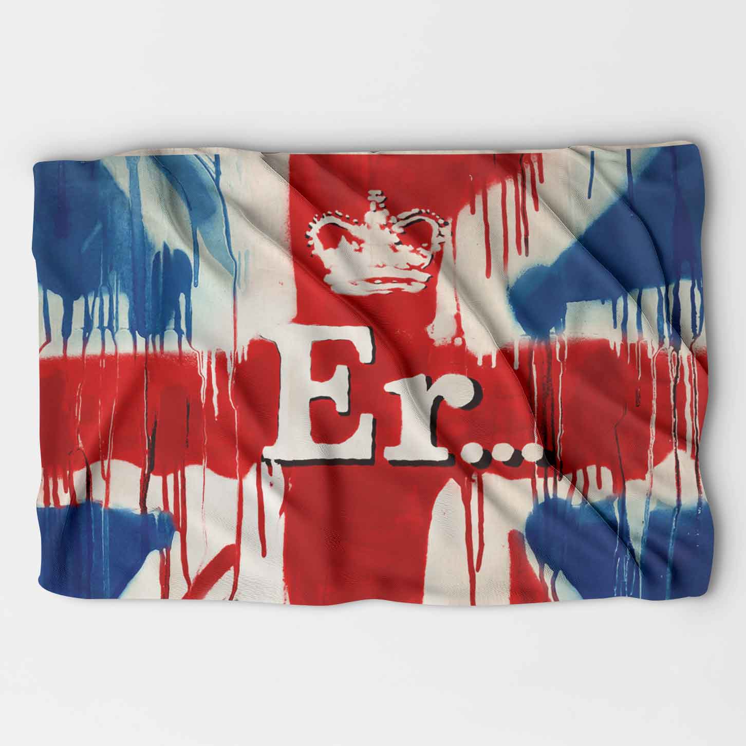 Banksy Union Jack ER Blanket