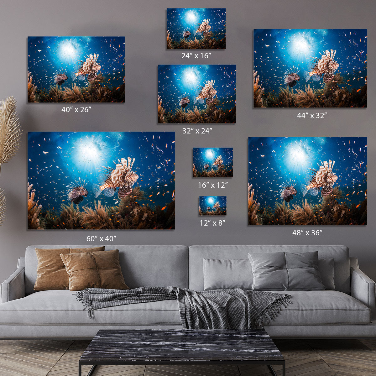 Lionfish Canvas Print or Poster - Canvas Art Rocks - 7