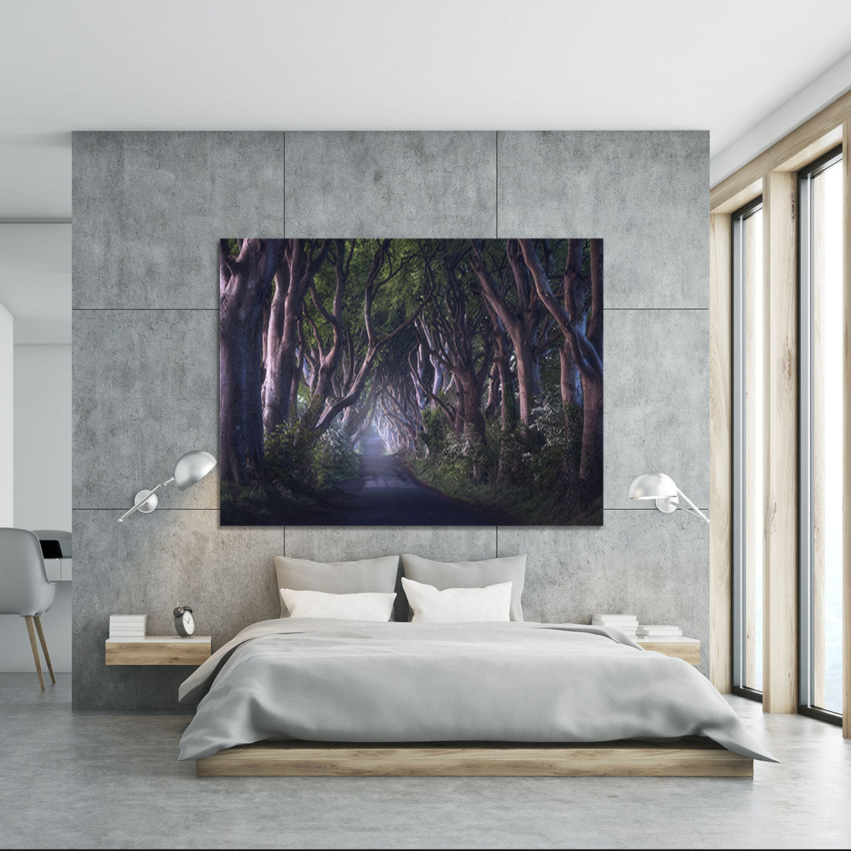 The Dark Hedges Canvas Print or Poster - Canvas Art Rocks - 5