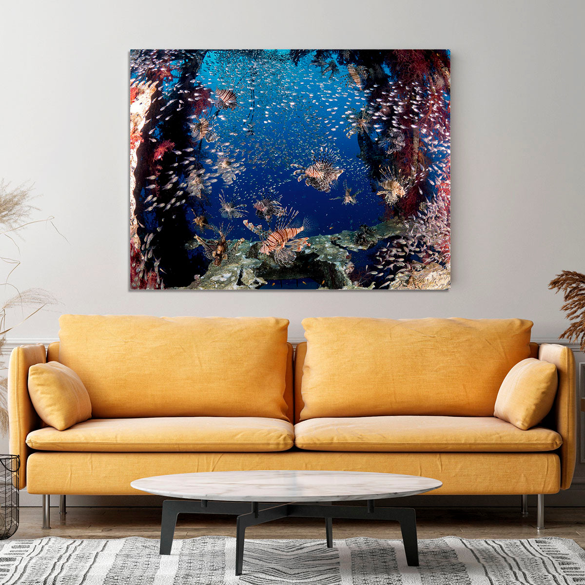 Lionfish Party Canvas Print or Poster - Canvas Art Rocks - 4