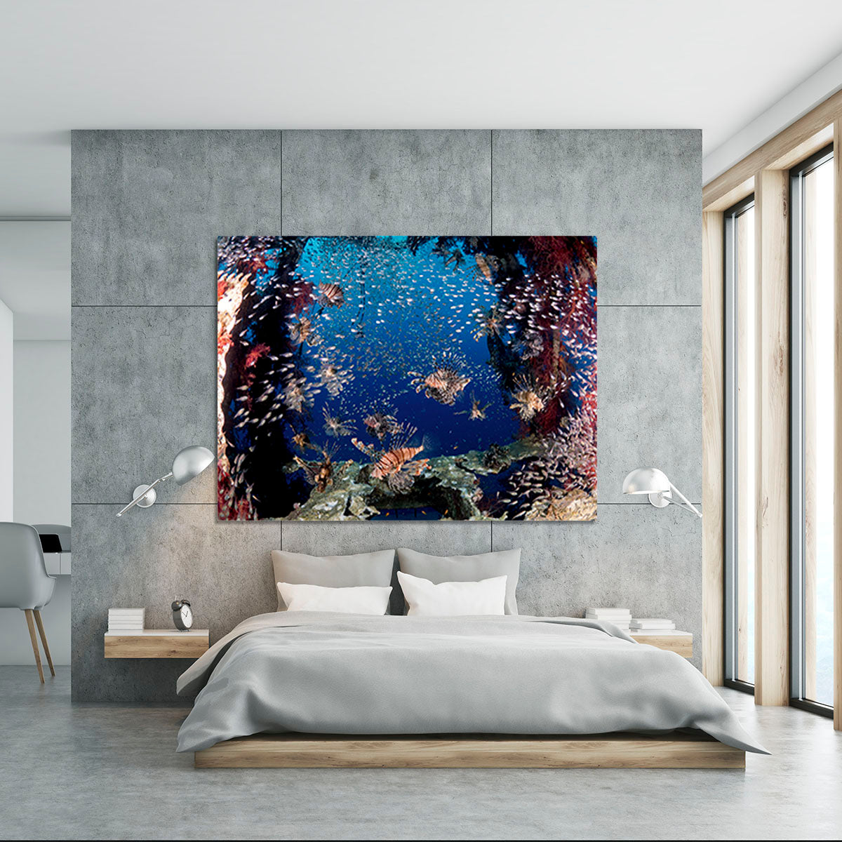 Lionfish Party Canvas Print or Poster - Canvas Art Rocks - 5