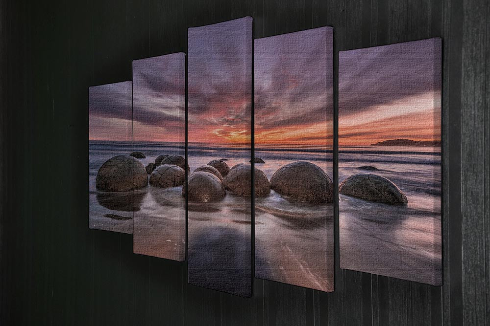 The Barrier 5 Split Panel Canvas - Canvas Art Rocks - 2
