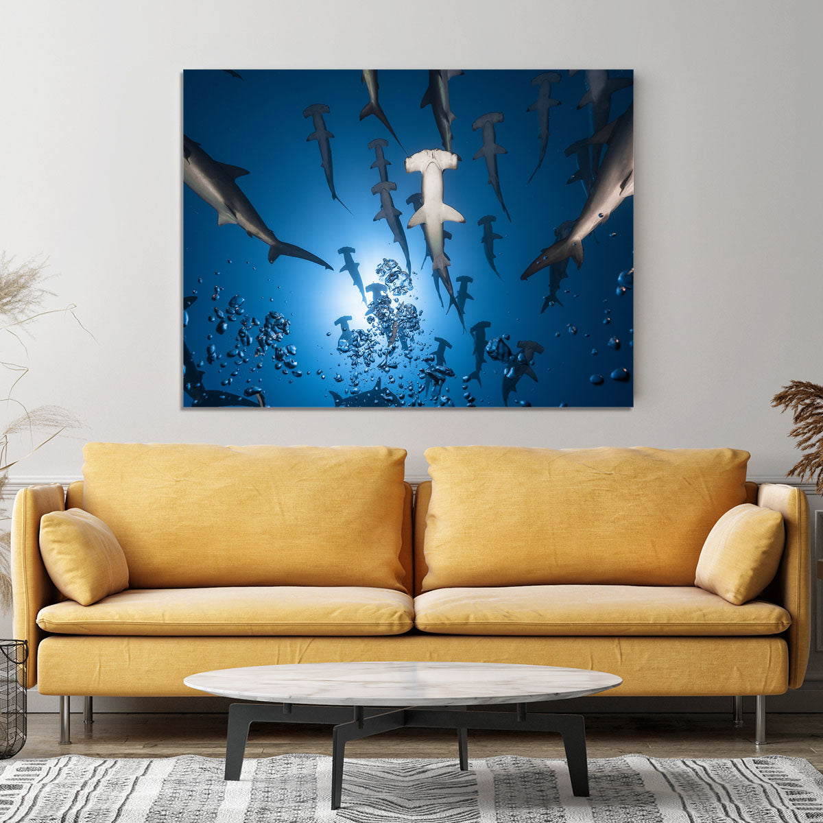 Hammerhead Shark Canvas Print or Poster - Canvas Art Rocks - 4