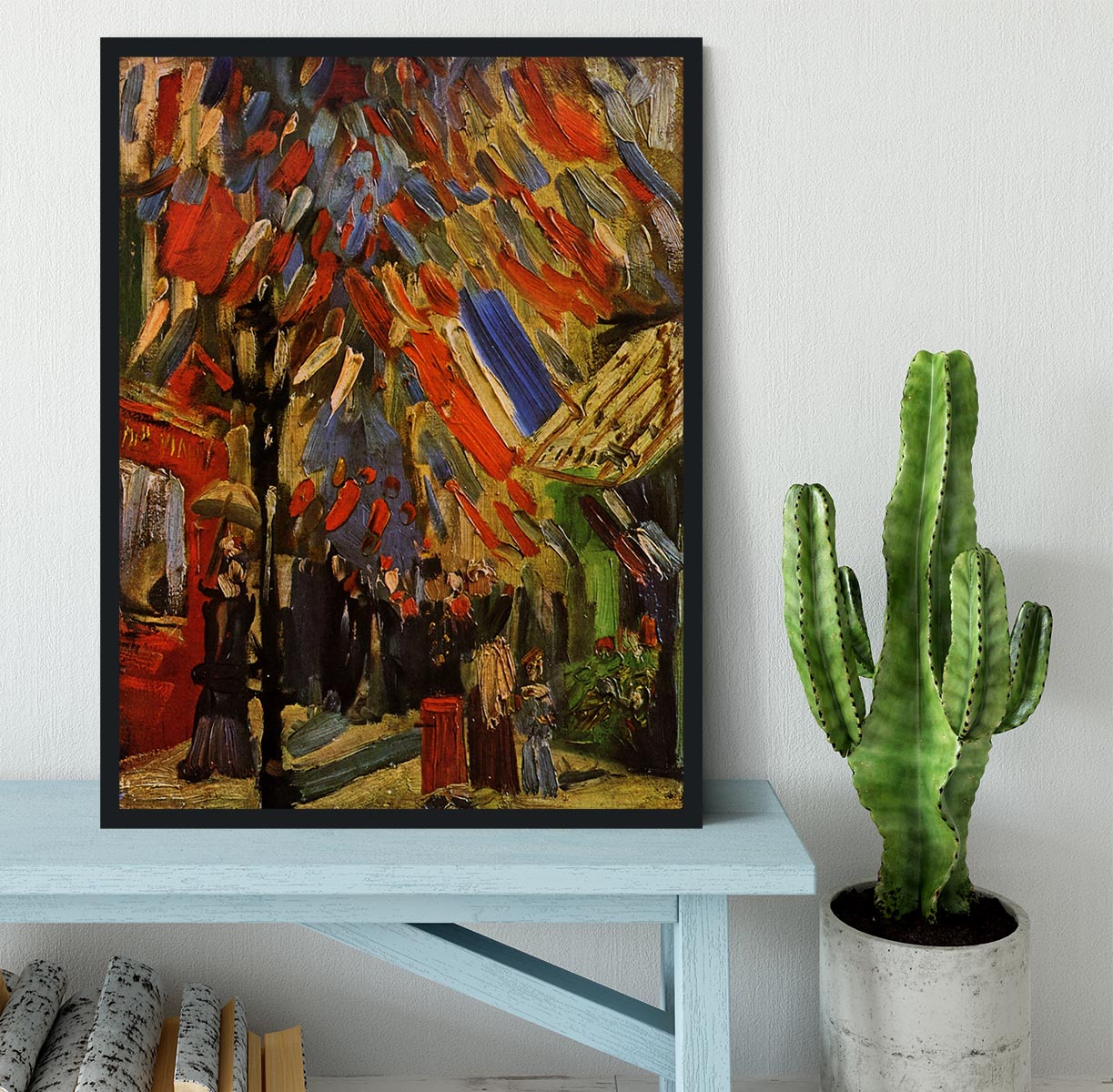 14 July in Paris by Van Gogh Framed Print - Canvas Art Rocks - 2
