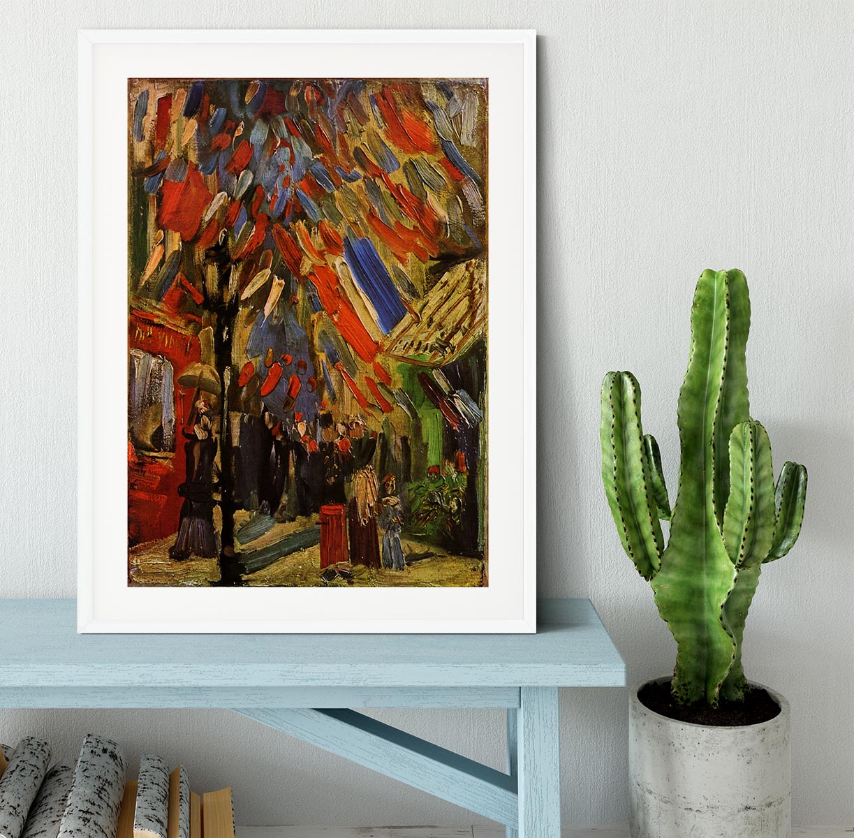 14 July in Paris by Van Gogh Framed Print - Canvas Art Rocks - 5