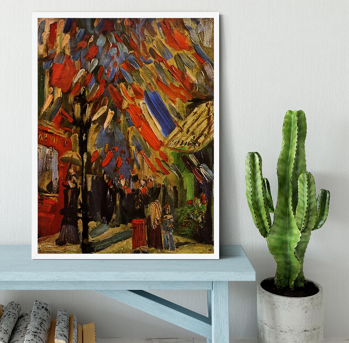 14 July in Paris by Van Gogh Framed Print - Canvas Art Rocks -6
