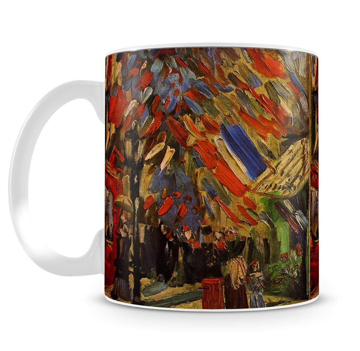 14 July in Paris by Van Gogh Mug - Canvas Art Rocks - 4