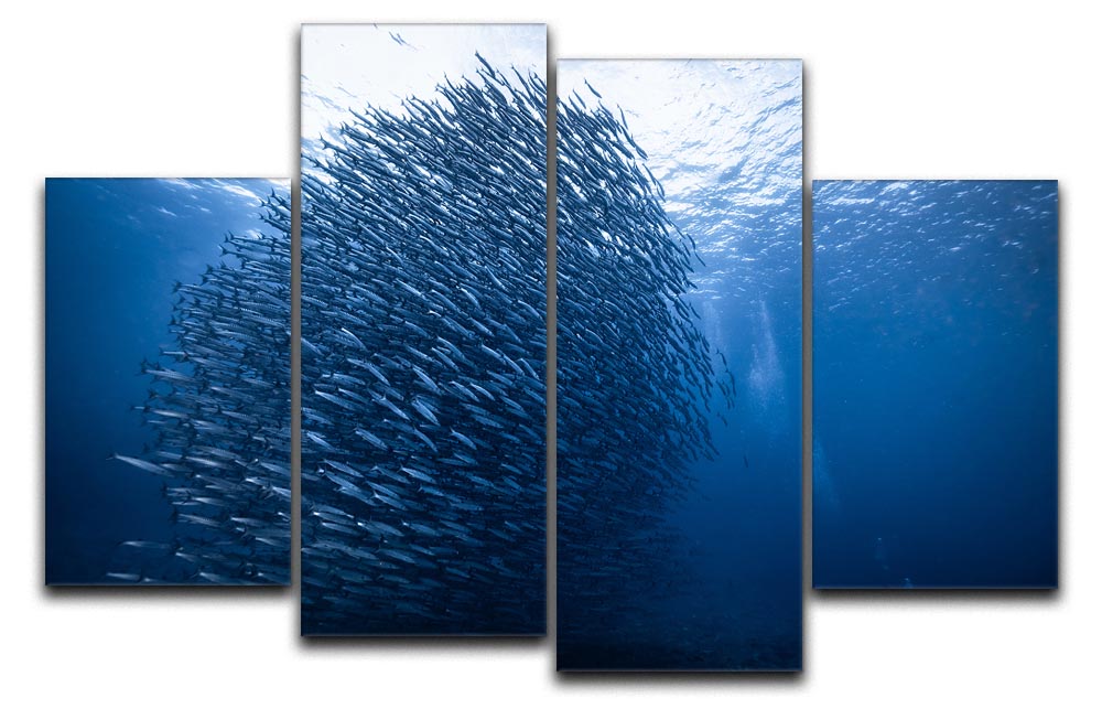 Mass Giant 4 Split Panel Canvas - Canvas Art Rocks - 1