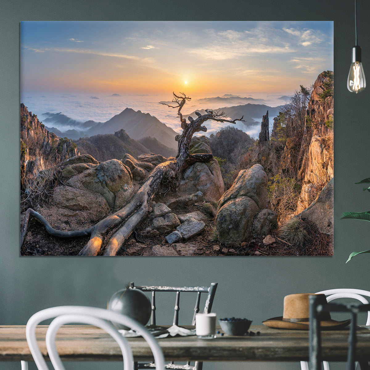 Dead pine On The Mountains Canvas Print or Poster - Canvas Art Rocks - 3