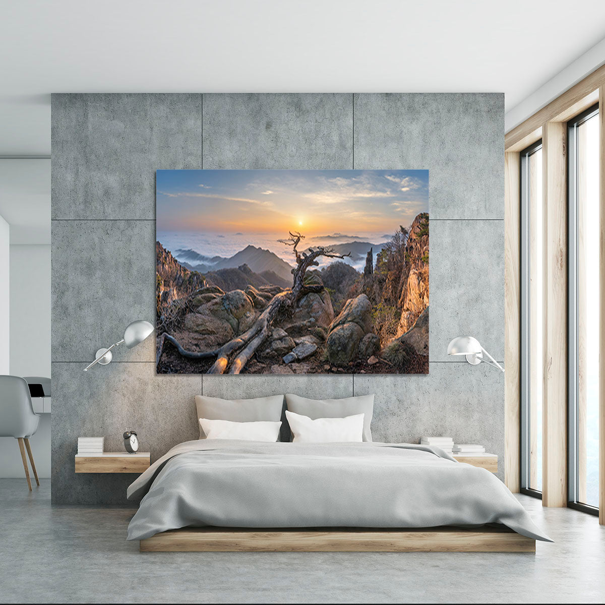 Dead pine On The Mountains Canvas Print or Poster - Canvas Art Rocks - 5