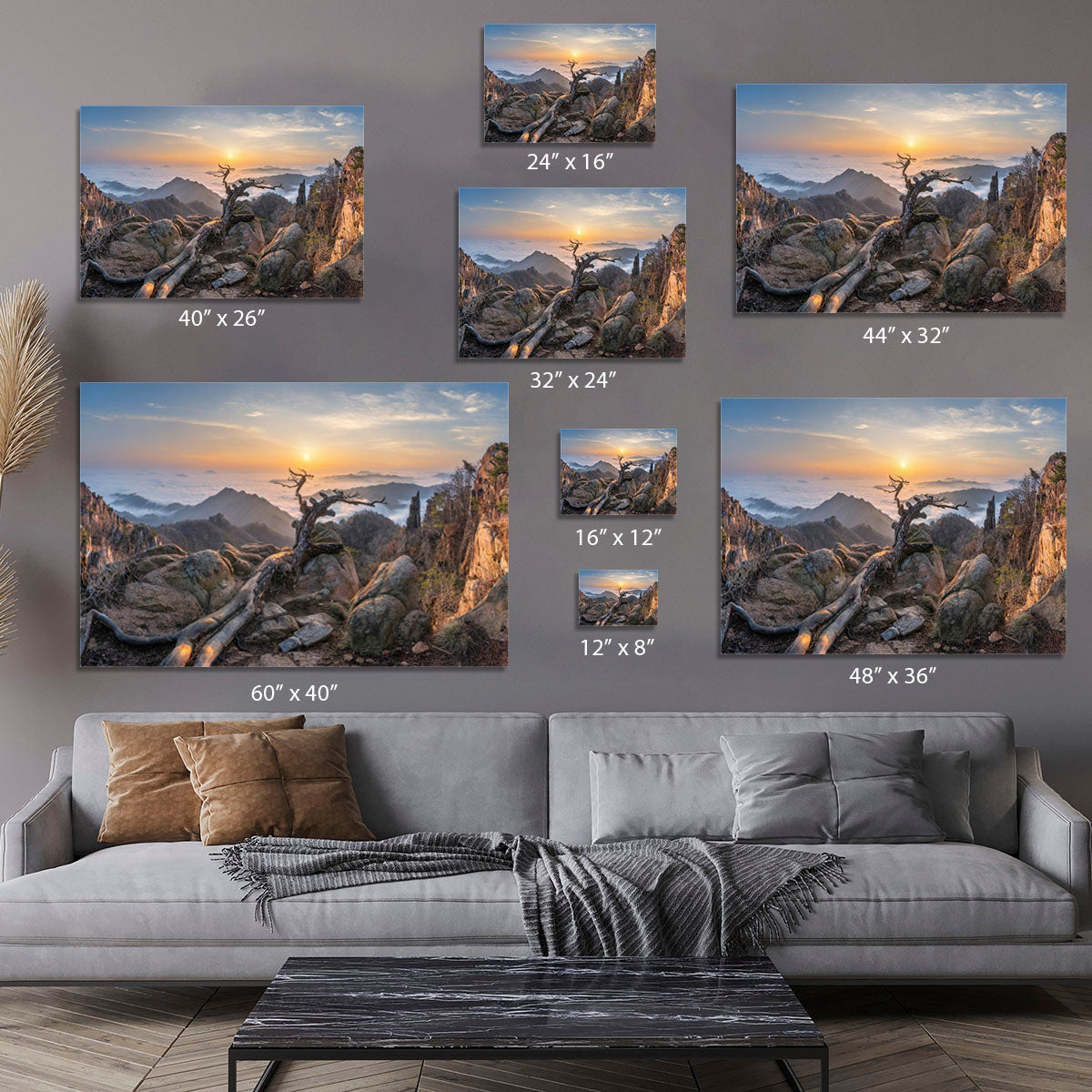 Dead pine On The Mountains Canvas Print or Poster - Canvas Art Rocks - 7