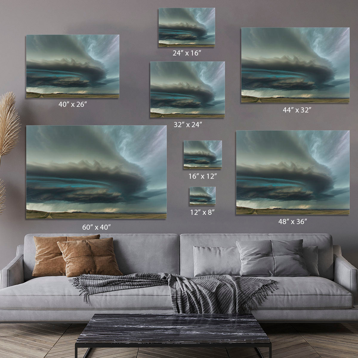 Huge Supercell Canvas Print or Poster - Canvas Art Rocks - 7