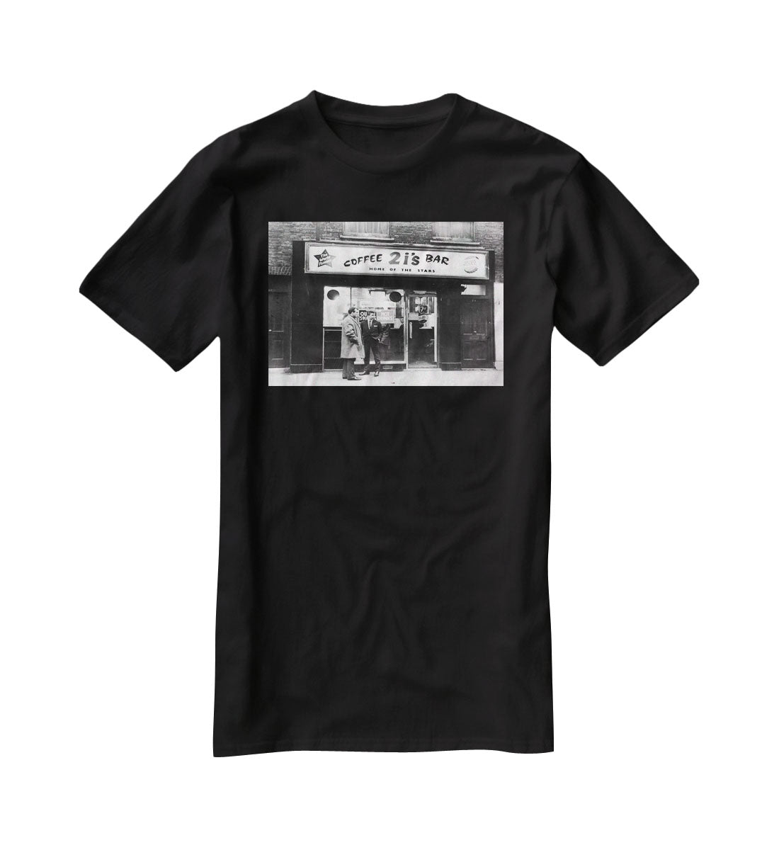 2is Coffee Bar in Old Compton Street Soho 1963 T-Shirt - Canvas Art Rocks - 1