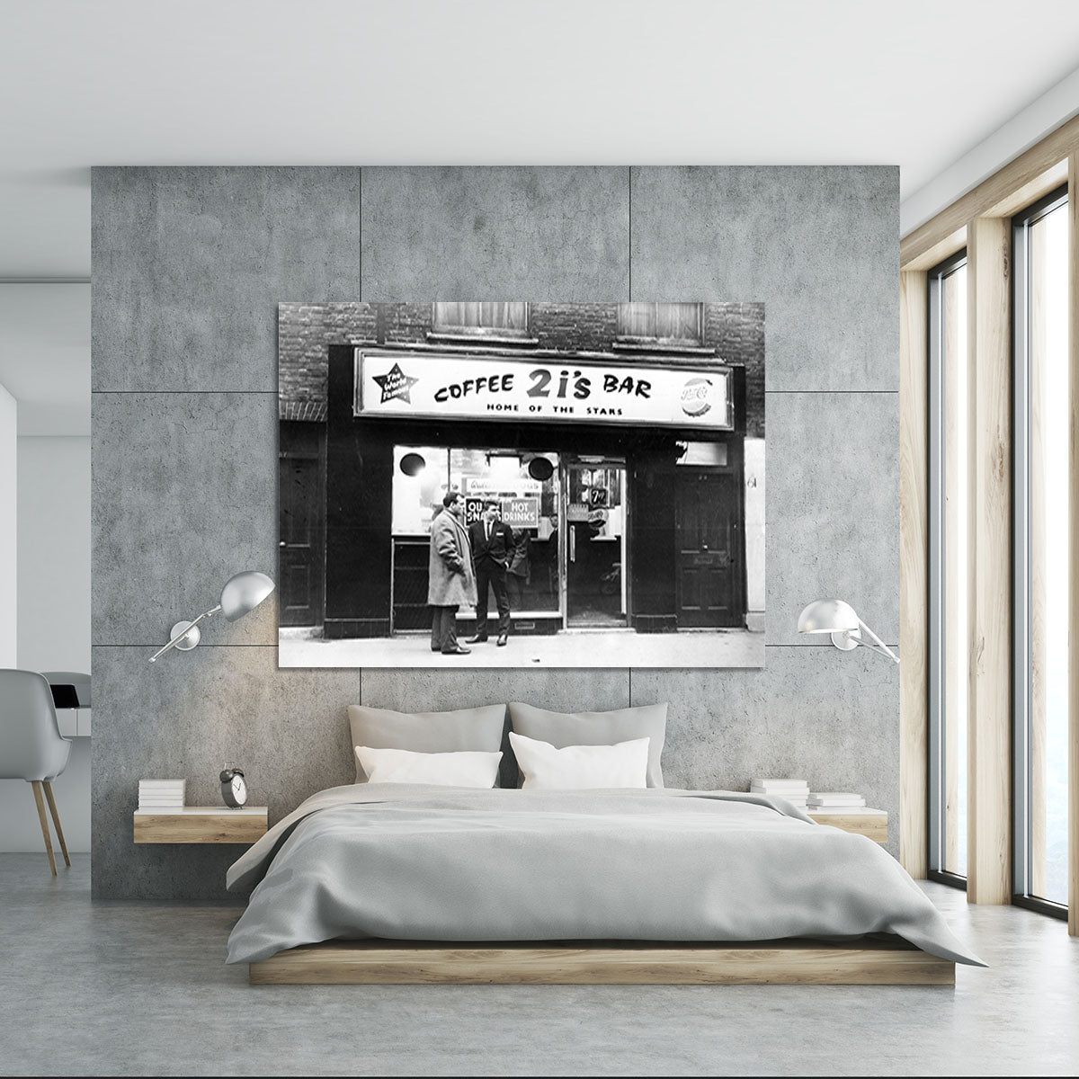 2is Coffee Bar in Old Compton Street Soho 1963 Canvas Print or Poster - Canvas Art Rocks - 5
