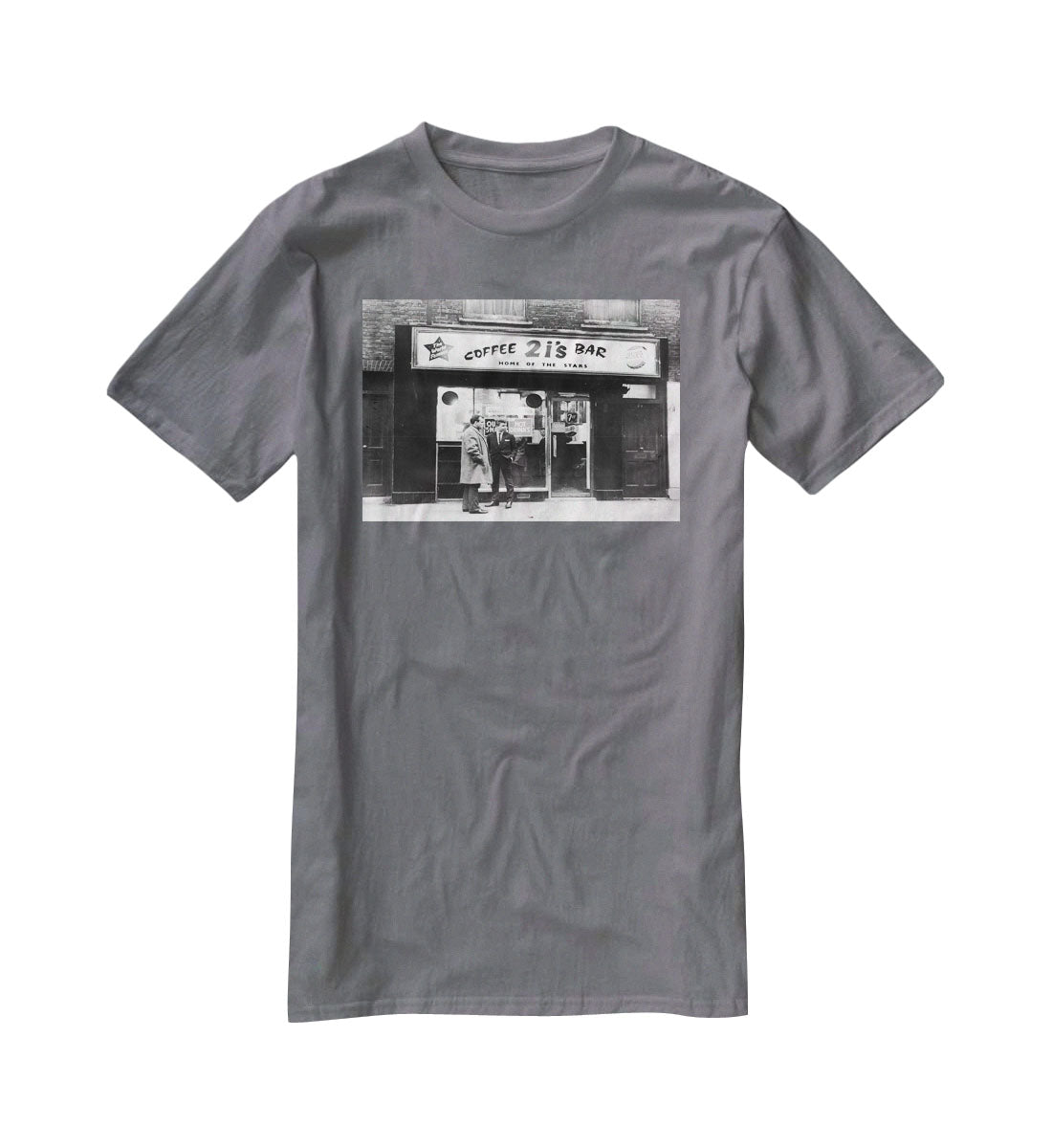 2is Coffee Bar in Old Compton Street Soho 1963 T-Shirt - Canvas Art Rocks - 3