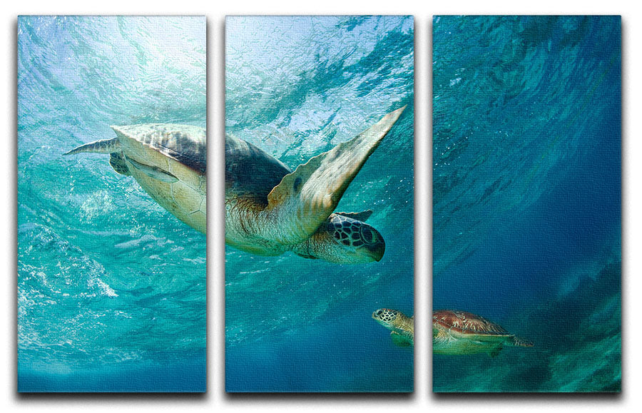 Contact 3 Split Panel Canvas Print - Canvas Art Rocks - 1