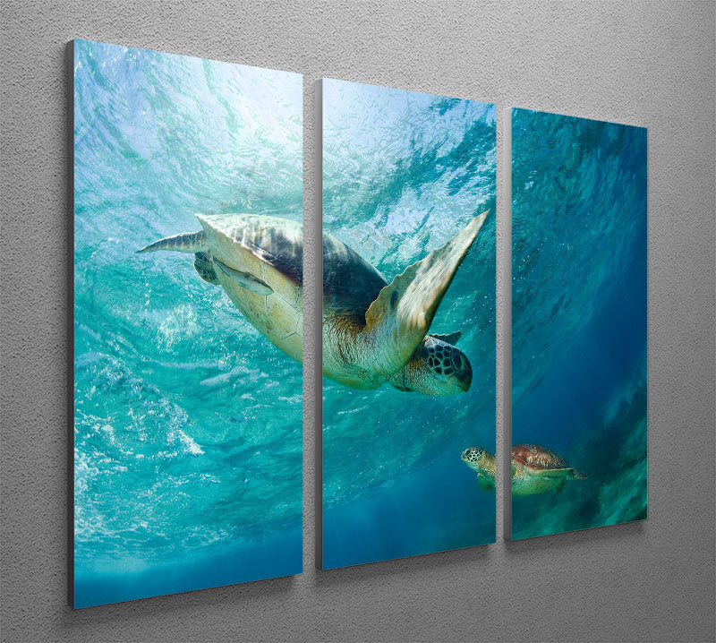 Contact 3 Split Panel Canvas Print - Canvas Art Rocks - 2