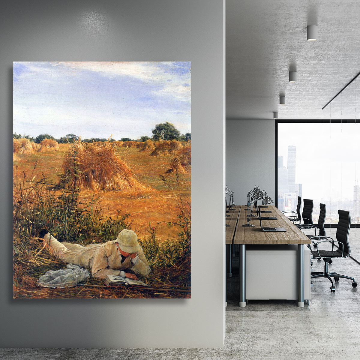 94 degrees in the shade by Alma Tadema Canvas Print or Poster - Canvas Art Rocks - 3